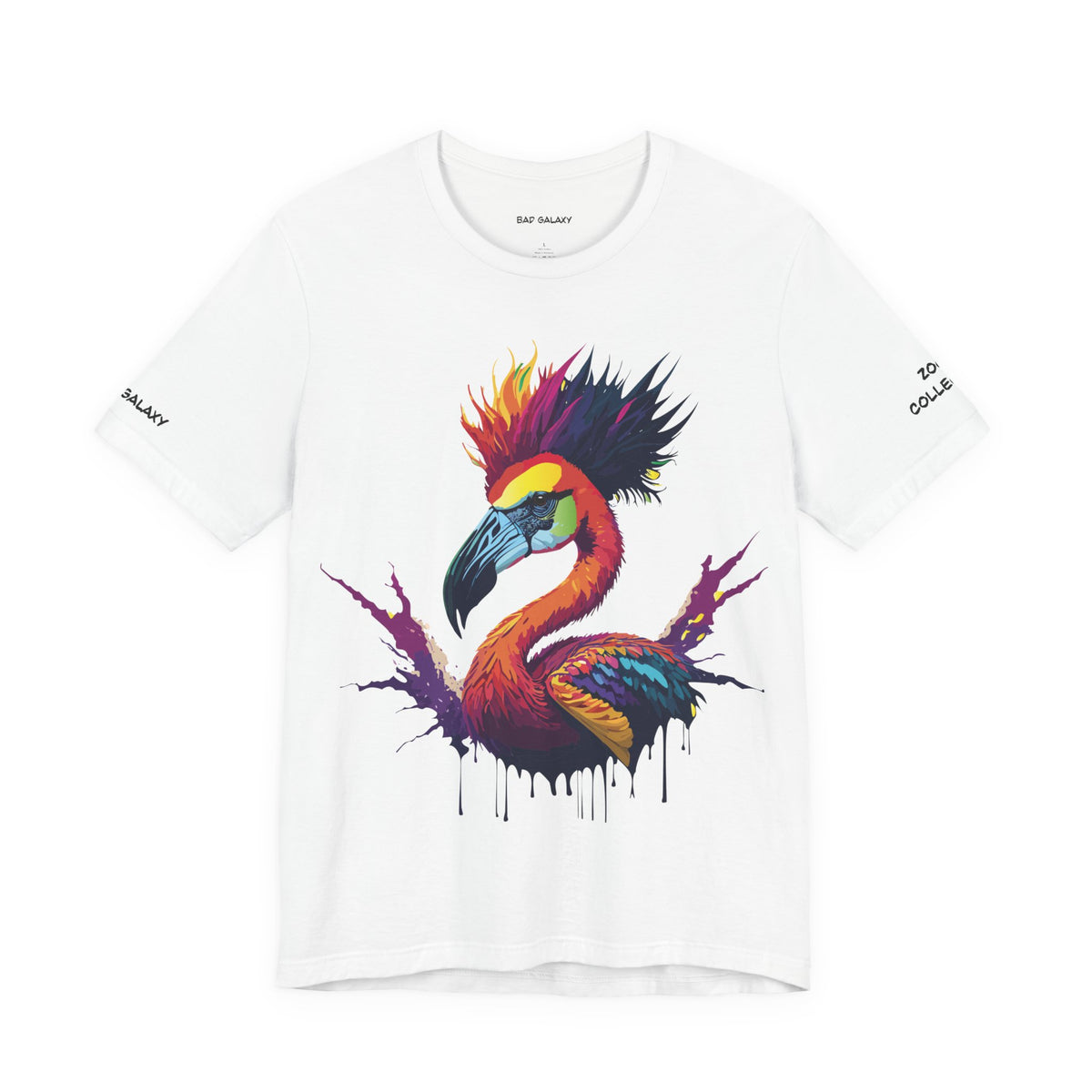 Animal Graphic Unisex Cotton Bella+Canvas Tee with Art Design b1