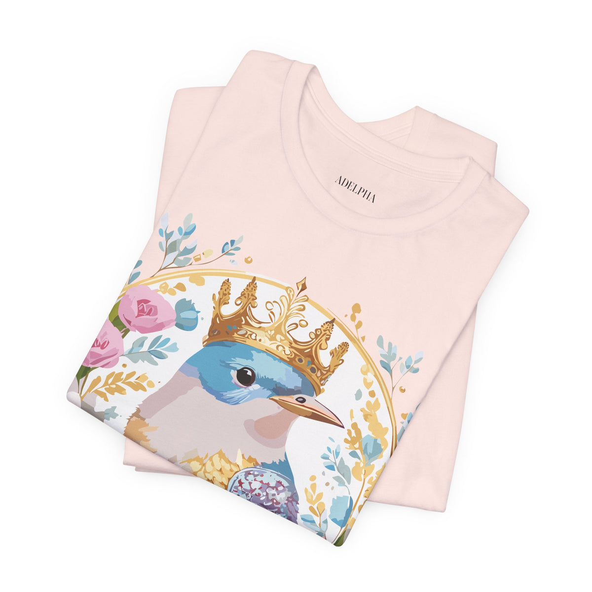 Medallion Graphic Unisex Cotton Bella+Canvas Tee with Art Design d52