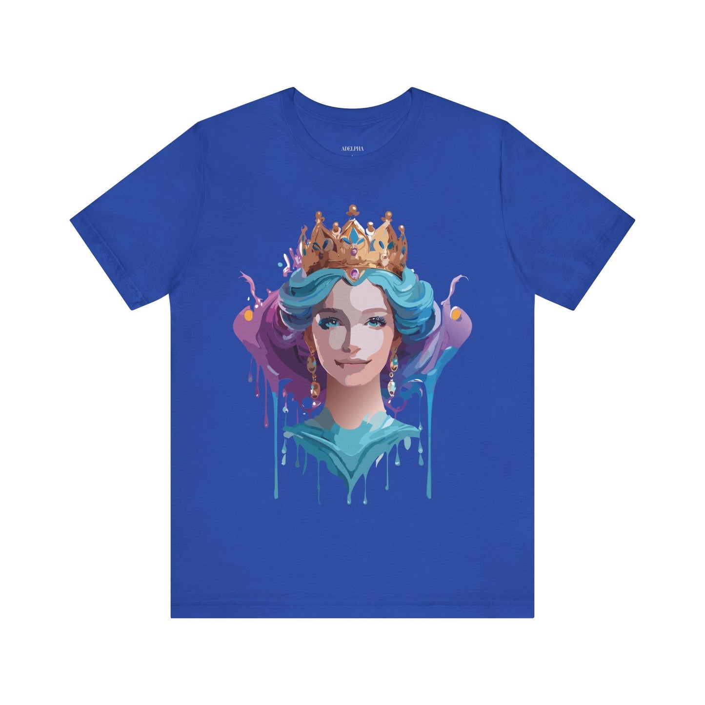 Queen Woman Portrait Graphic Unisex 100 Cotton Vintage Artwork Tee 1