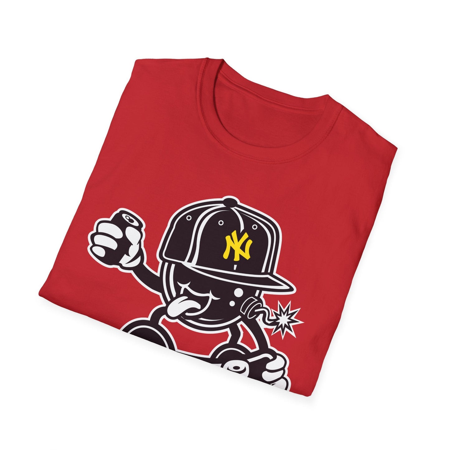 Cartoon T Shirt Animation Tee Funny Unisex Gildan Softstyle 64000 Cotton Breathable Lightweight Tee
