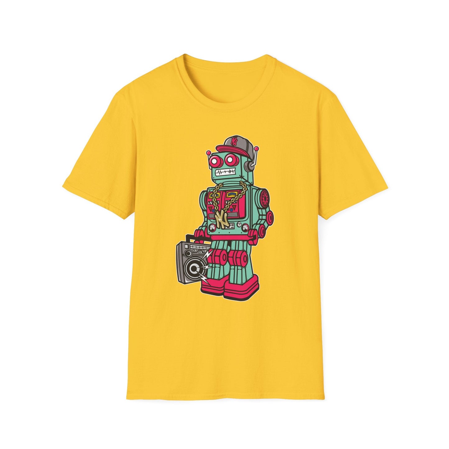 Cartoon T Shirt Animation Tee Funny Unisex Gildan Softstyle 64000 Ring Spun Cotton