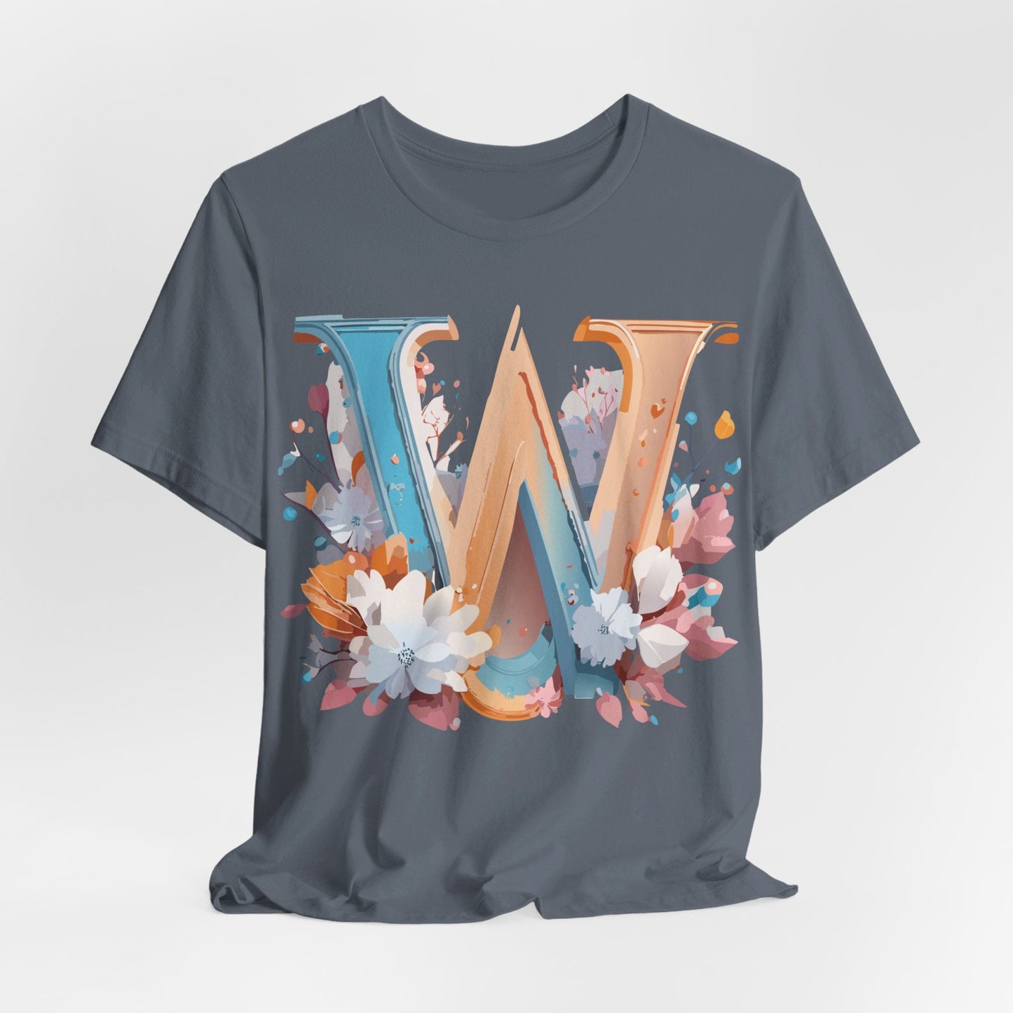 Letter W Shirt Unisex Graphic Tee By Adelpha Featuring Vintage Artwork For Everyday Casual Wear
