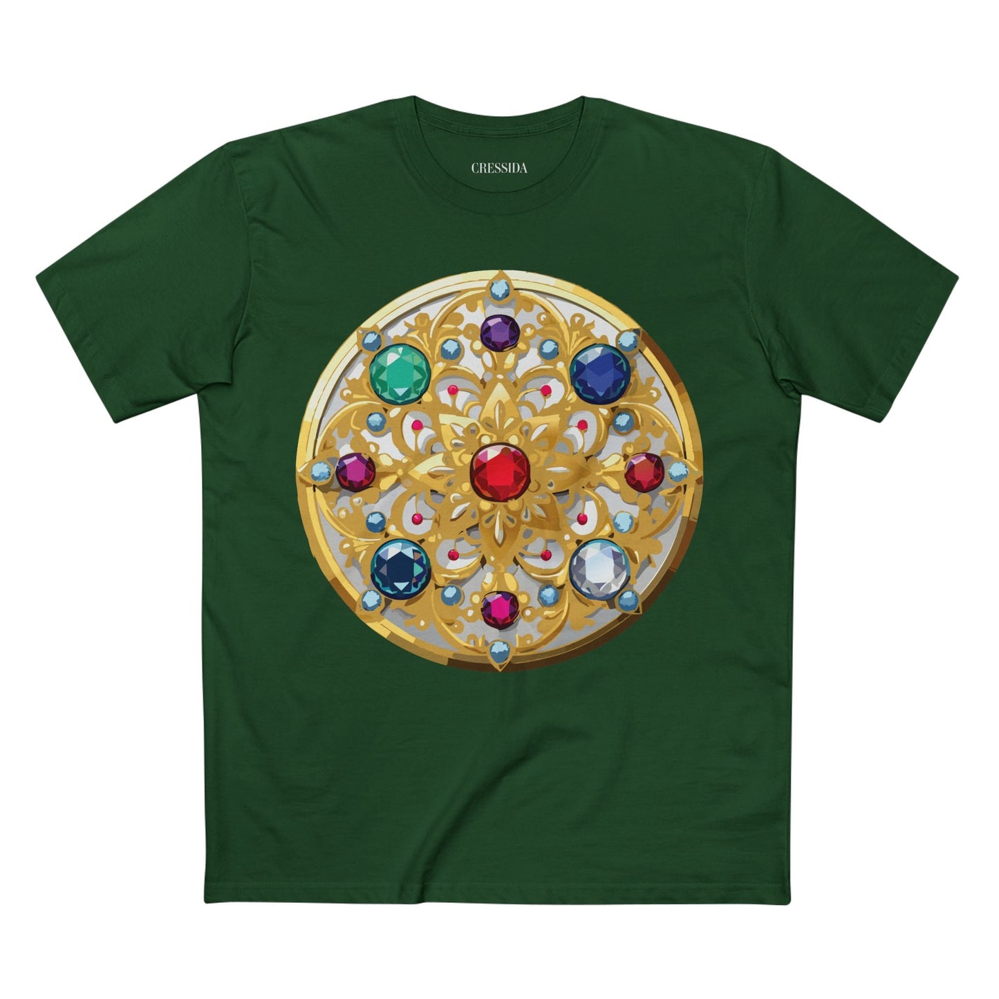 Medallion Graphic T-Shirt Unisex 100 Cotton With Gold Art Design Medal Tee 6