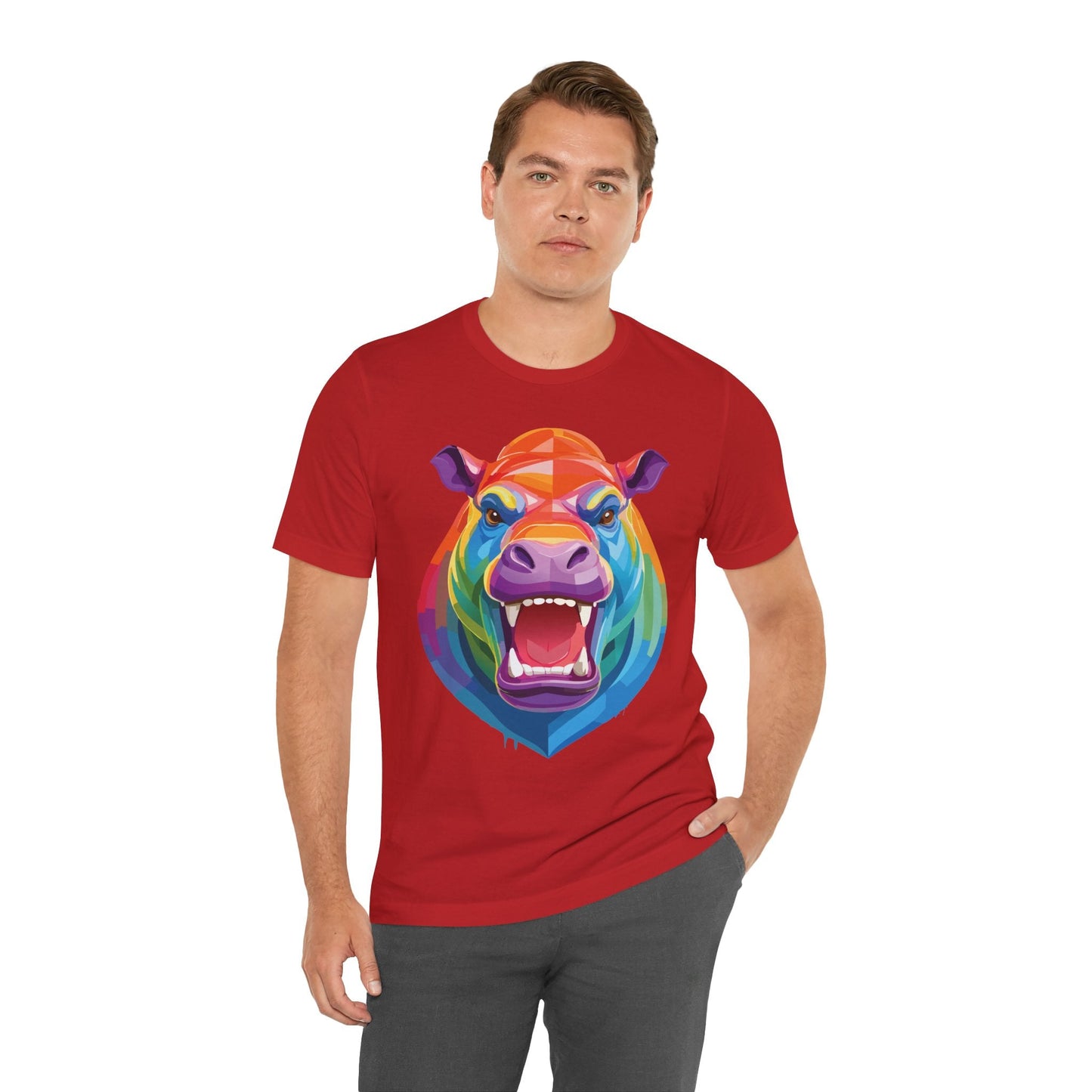 Unisex Animal Shirt with Animals Graphic Tee Art Design Wild Animals Shirt Tee for Everyone