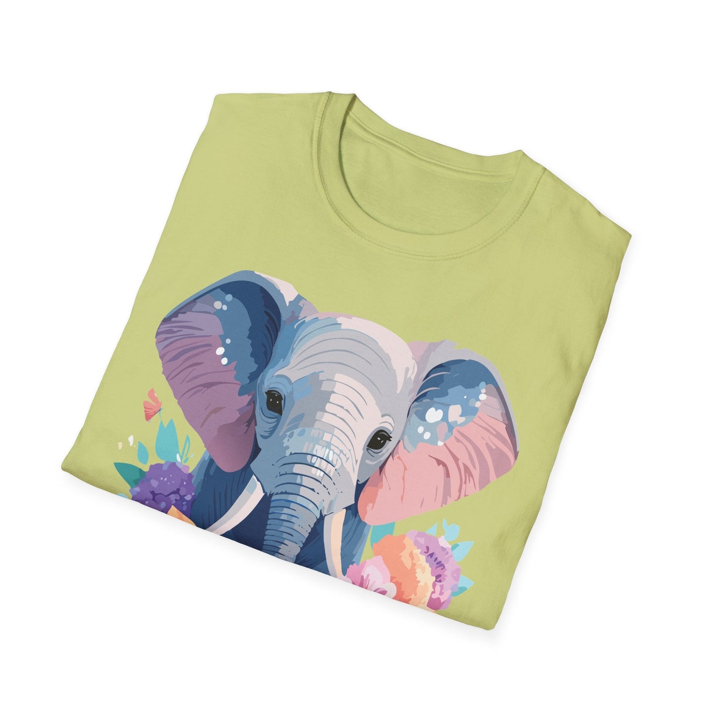 Elephant Graphic T Shirt Unisex Softstyle 64000 Cotton Animals T Shirt For Adults Premium