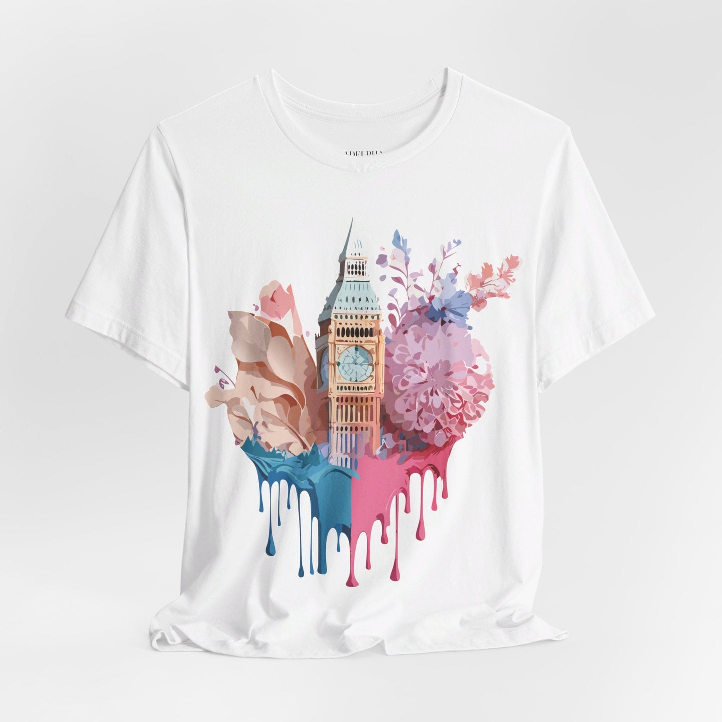 London Tourist Shirt Graphic Tee Unisex Jersey Short Sleeve Adelpha Vintage Inspired Artwork