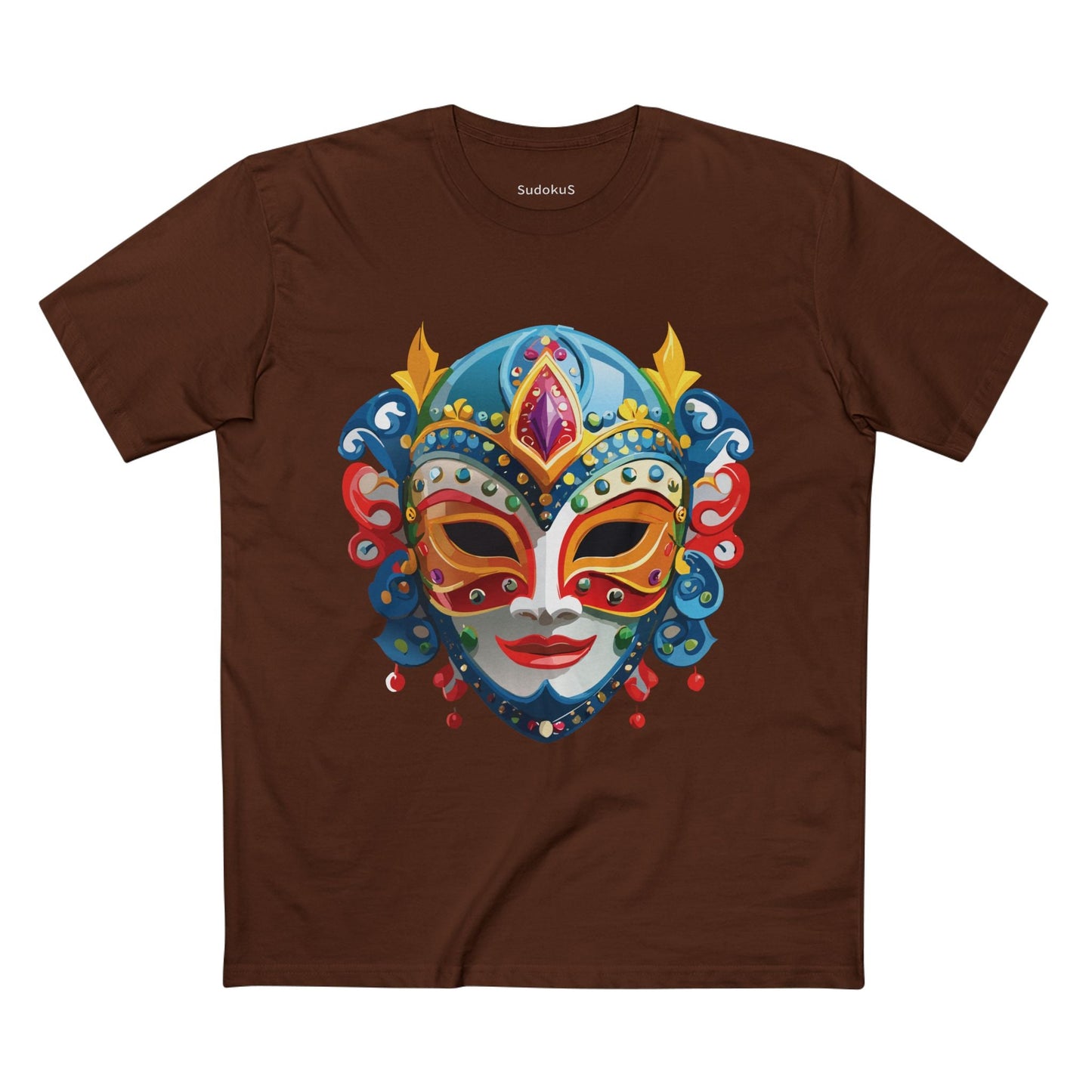 Mask Graphic Unisex 100 Cotton Staple Tee 23