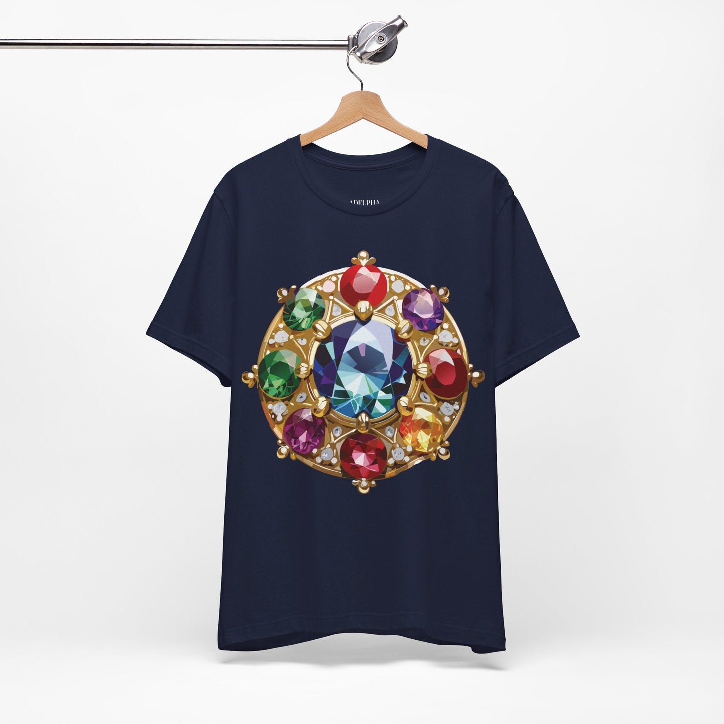 Jewelry Graphic Unisex 100 Cotton Vintage Treasure Art T-Shirt 39