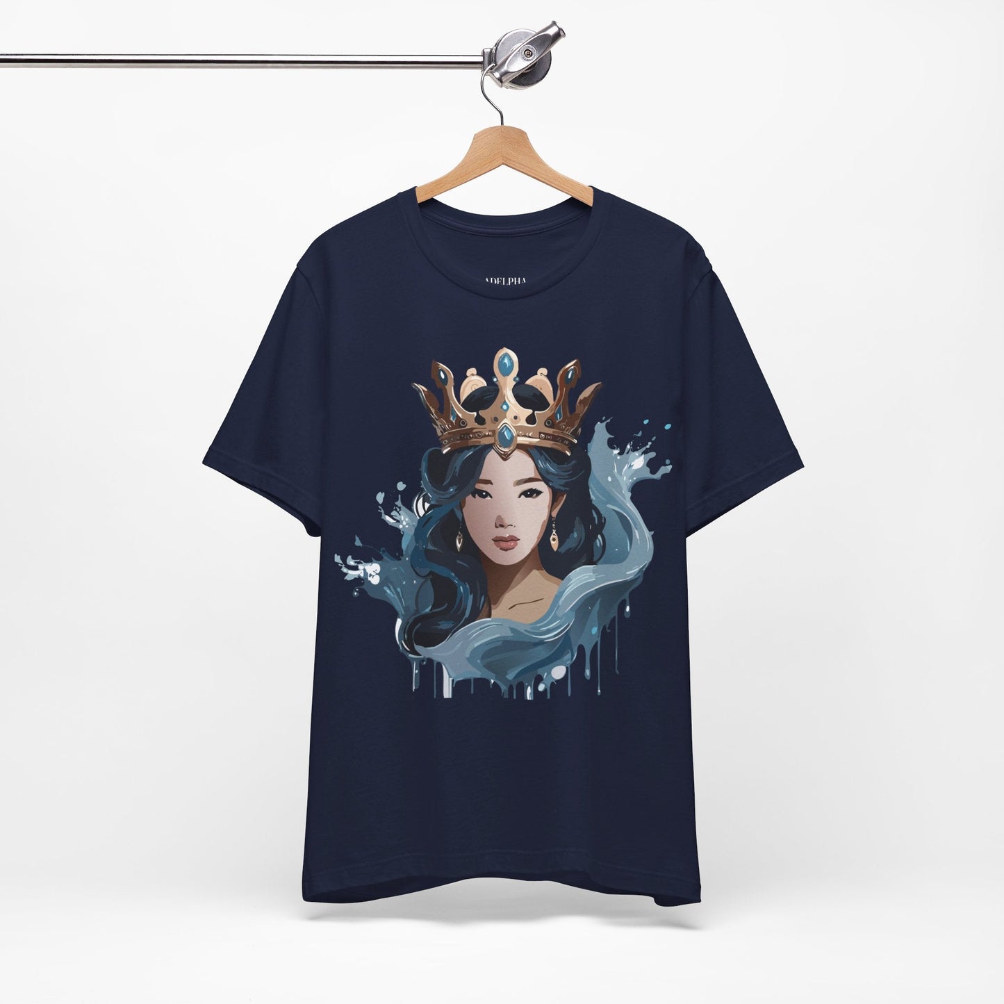 Queen Graphic Tee Unisex Vintage Inspired Art Design Shirt By Adelpha Jersey Short Sleeve