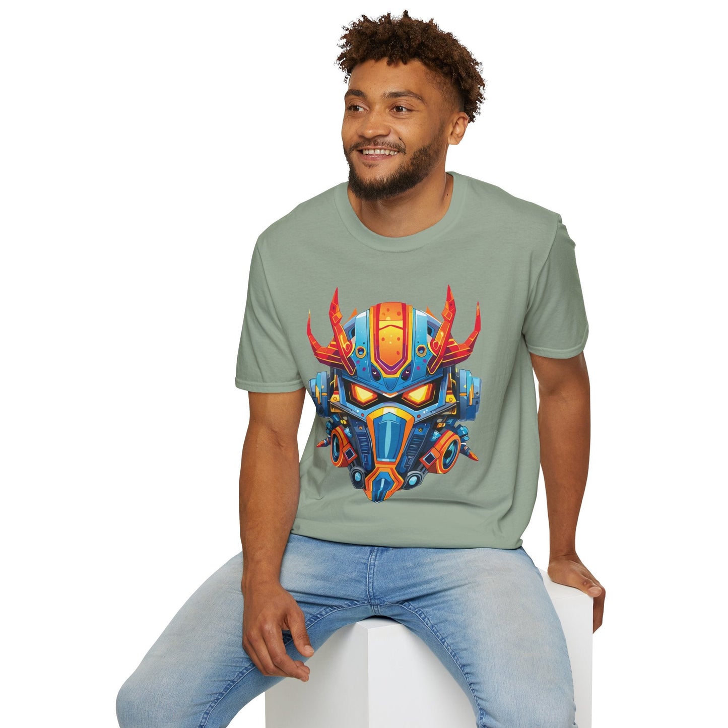 Cyborg Tee Unisex Robot And Terminator Shirt Gildan Softstyle 64000 Ring Spun Cotton
