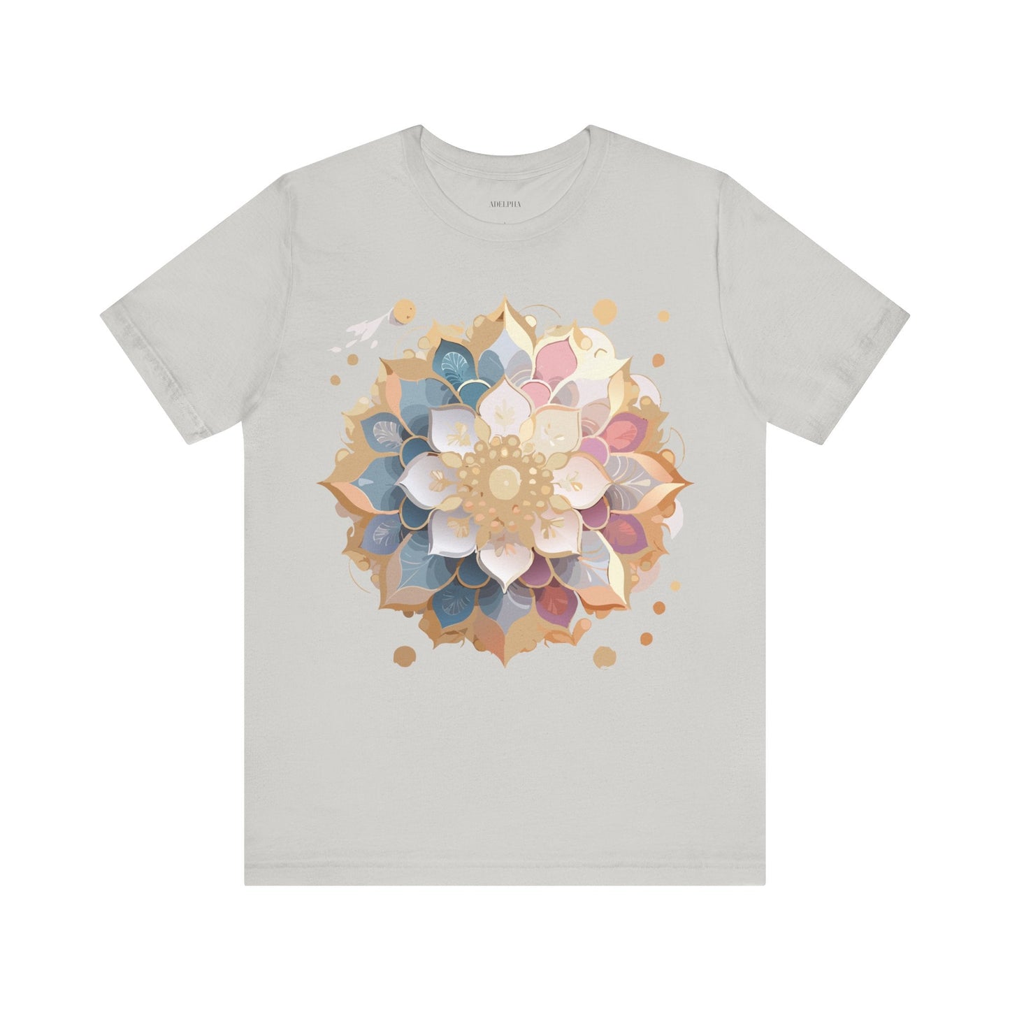 Mandala Graphic Tee For Men And Women By Adelpha Unisex Short Sleeve Art Design Shirt