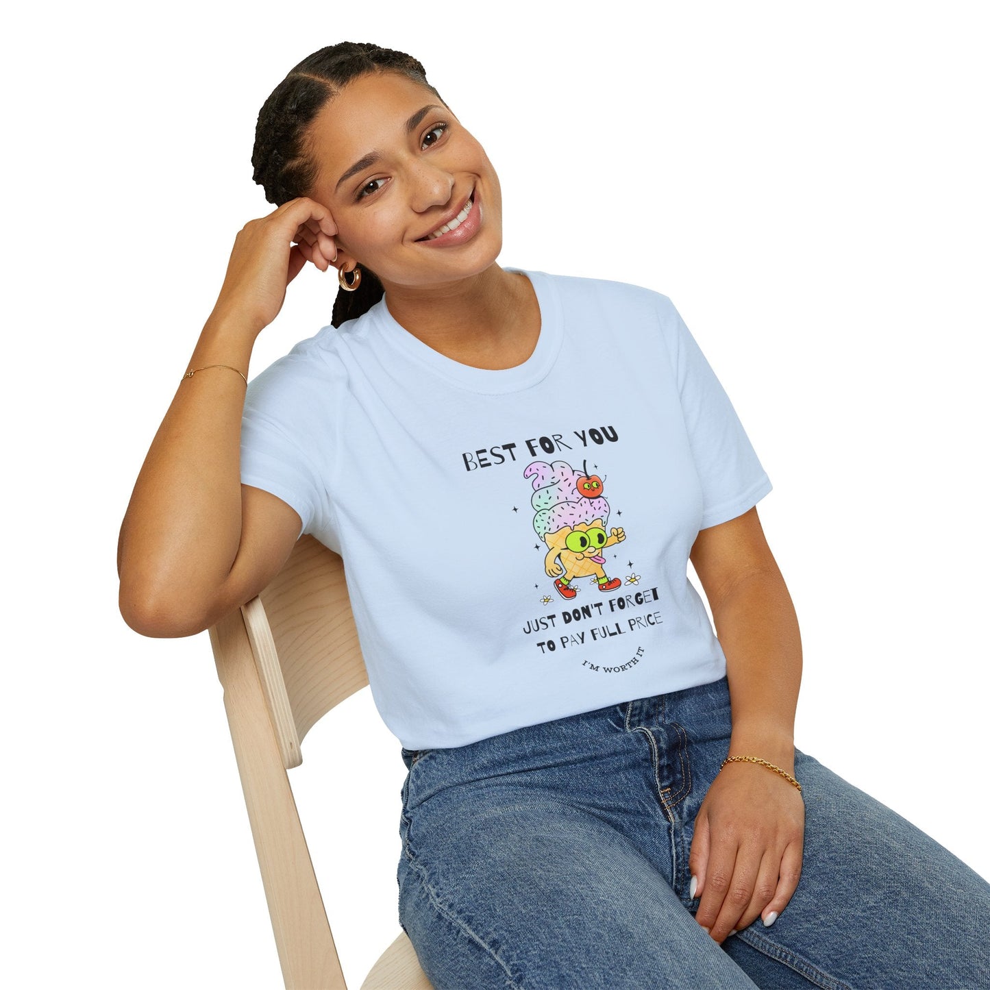 Funny Food T Shirts Unisex Softstyle Tee Cotton Gildan 64000 Short Sleeve Graphic Tee