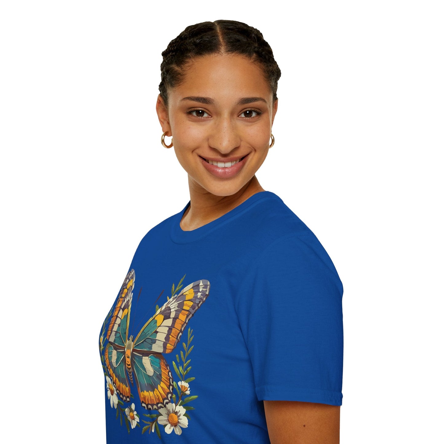 Monarch Butterfly Shirt Unisex T Shirt Softstyle 100 Percent Ring Spun Cotton Comfort