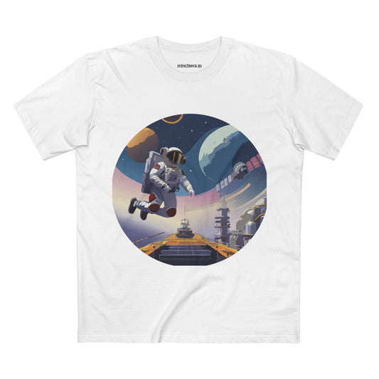 Cosmos Astronaut Graphic Tee Staple Unisex 100 Cotton Tee Shirt - CS-31