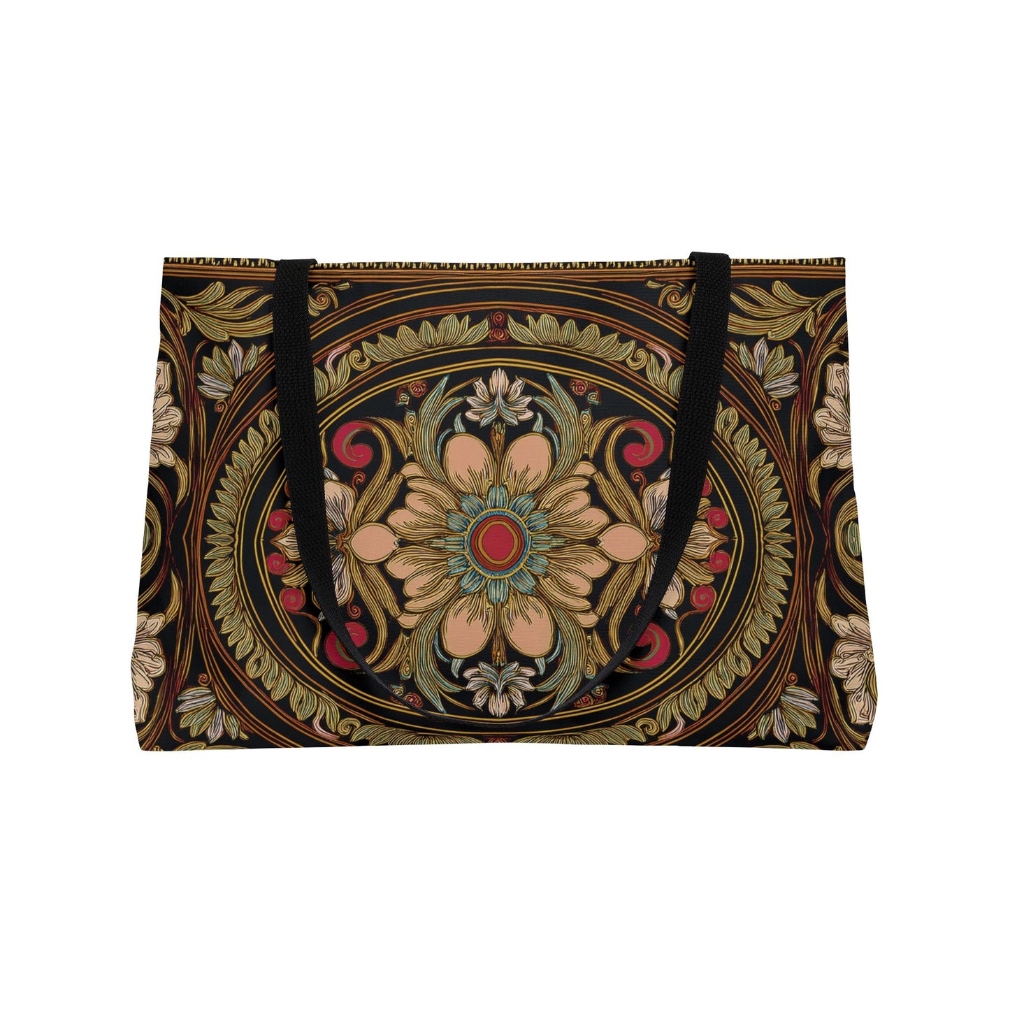 Ornament Print Big Bag High-Quality 100% Spun Poly 24x13 Canvas Art Bag OR-29