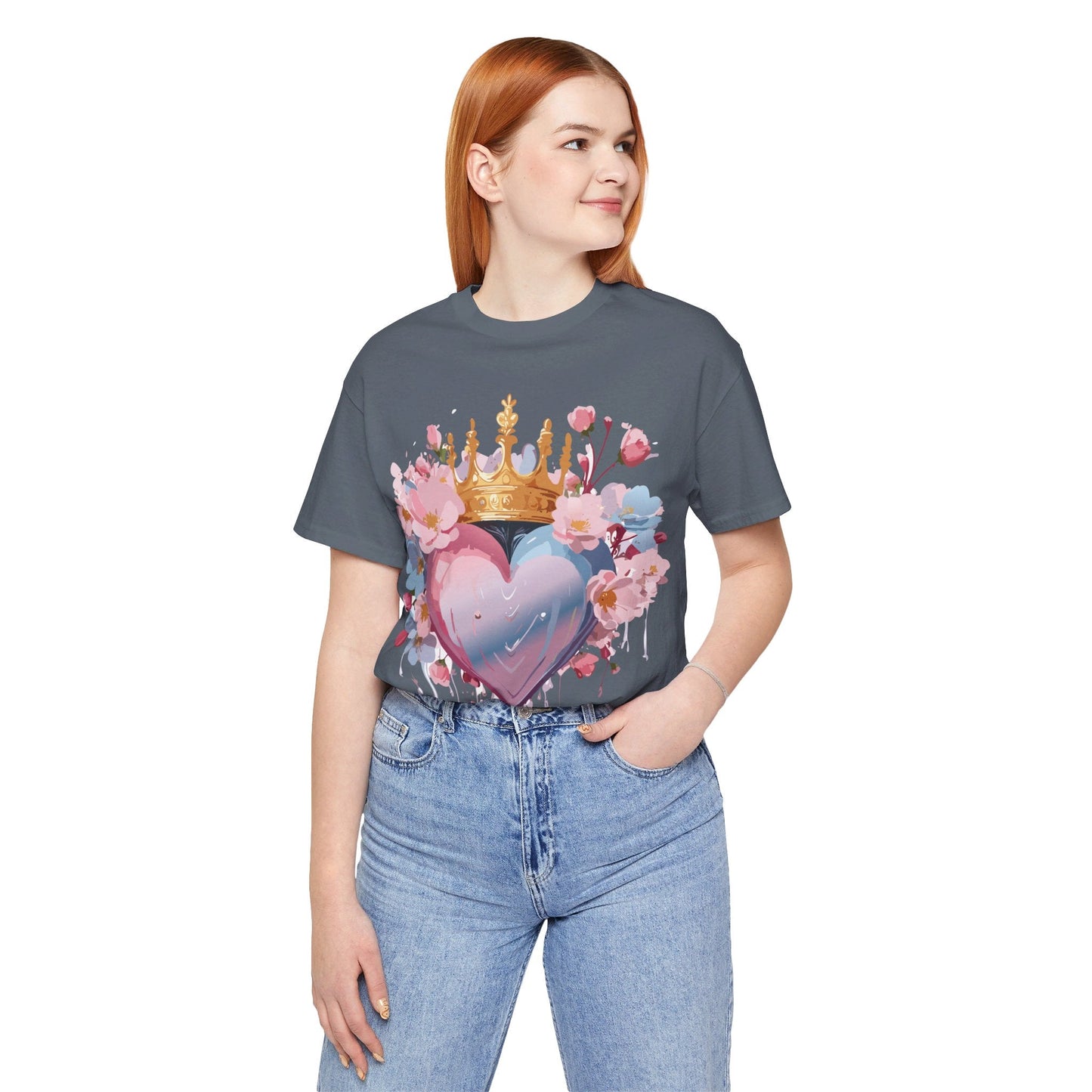 Valentine Graphic Tee Unisex Vintage Inspired Art From Adelpha Premium Jersey Short Sleeve Shirt