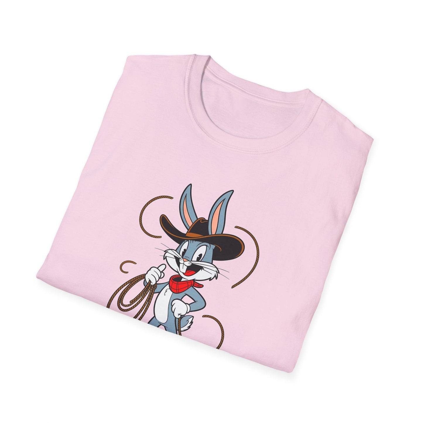 Bugs Bunny T Shirt Unisex Gildan Softstyle 64000 Cartoon Animation Tee With Art Design Artwork