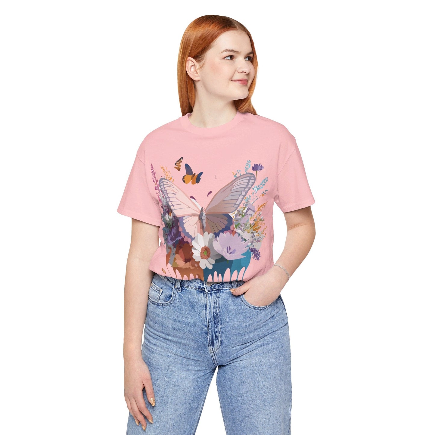 Butterfly Graphic Tee Adelpha Art Design Unisex Short Sleeve Shirt
