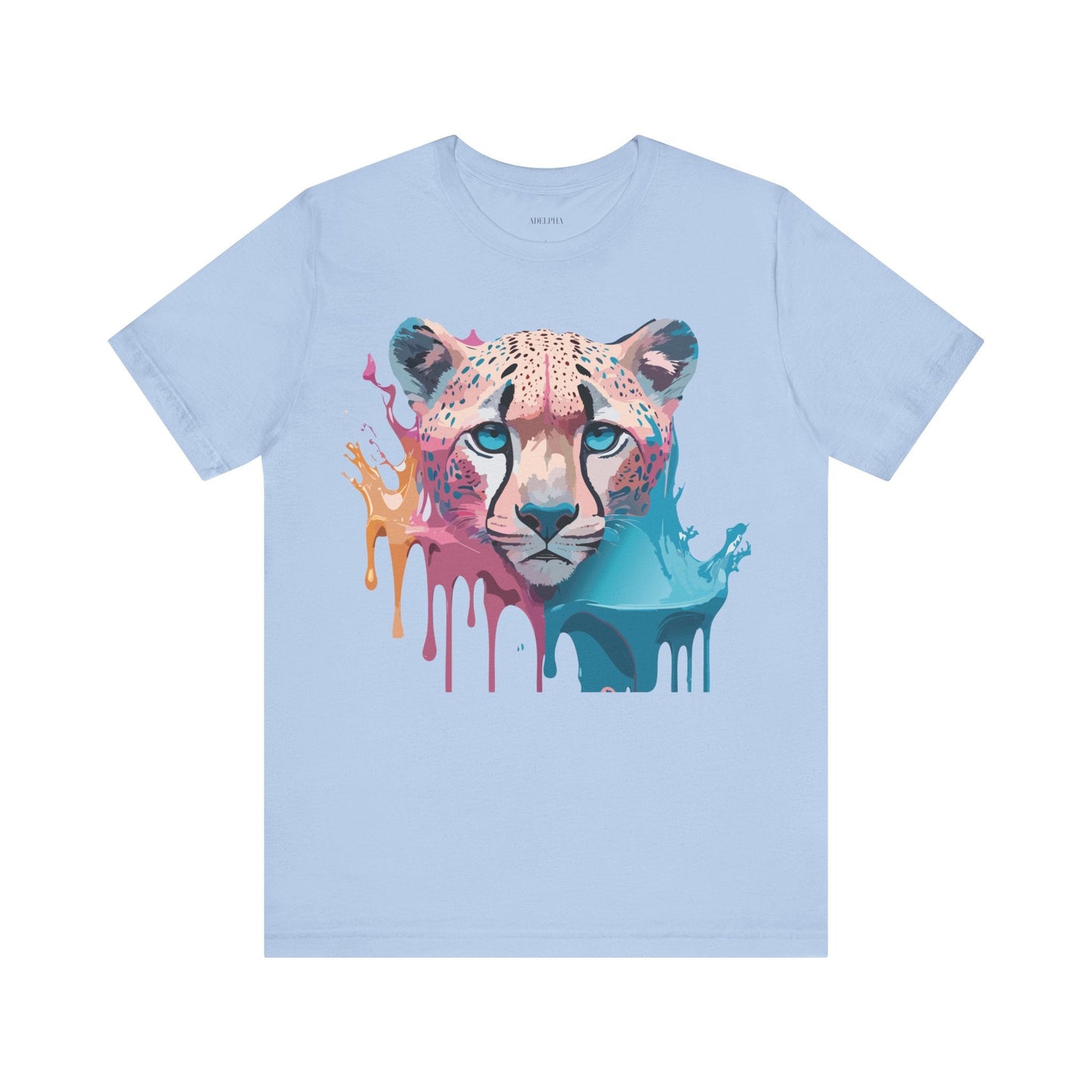 Cheetah Graphic Tee Unisex Jersey Short Sleeve Vintage Inspired Artwork Adelpha