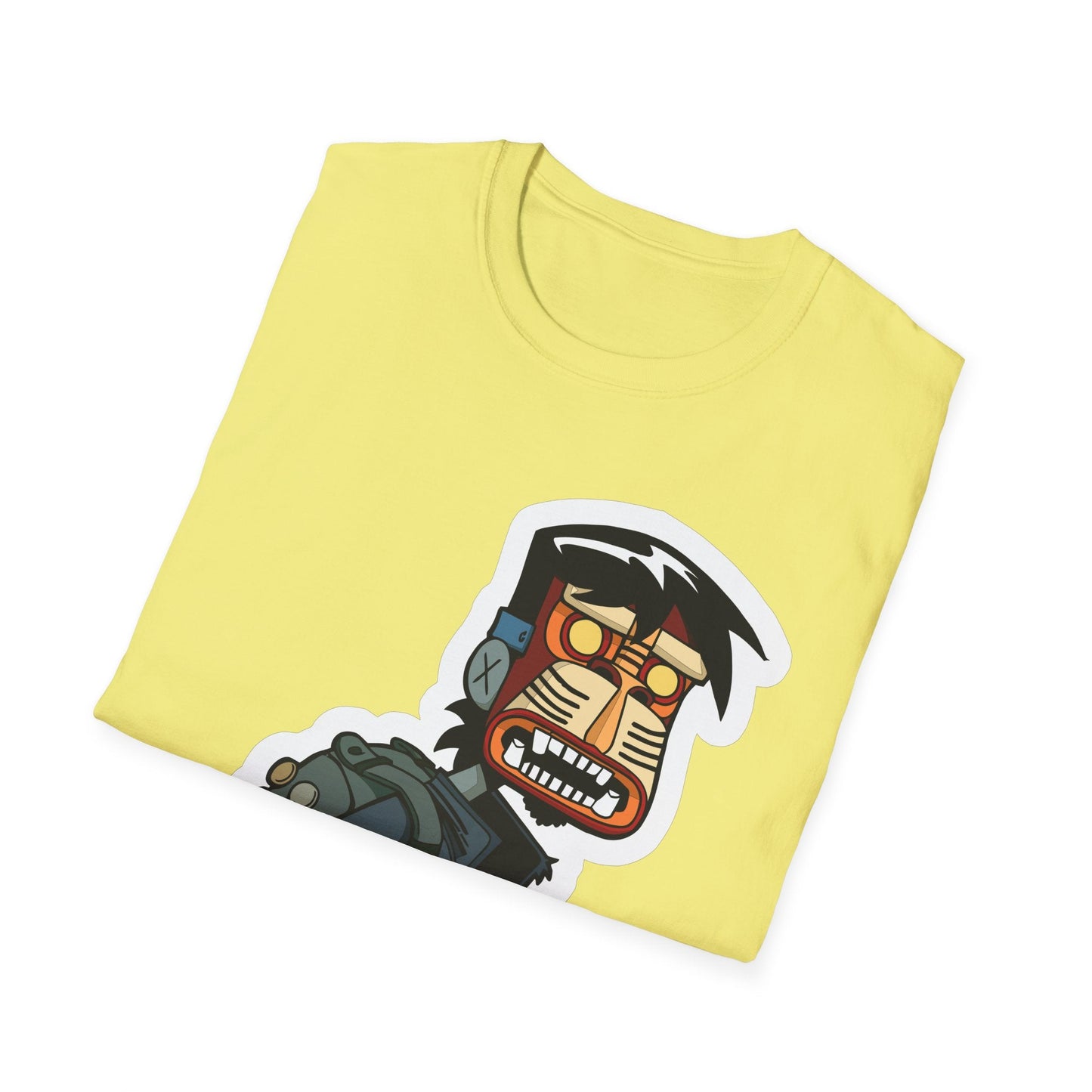 Cartoon T Shirt Animation T Shirt Funny Tee Shirt Unisex Short Sleeve Softstyle Cotton Tee 64000
