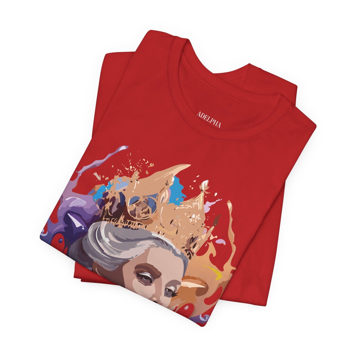 Queen Graphic T Shirt Adelpha Unisex Jersey Short Sleeve Art Design Tee Vintage Inspired Artwork