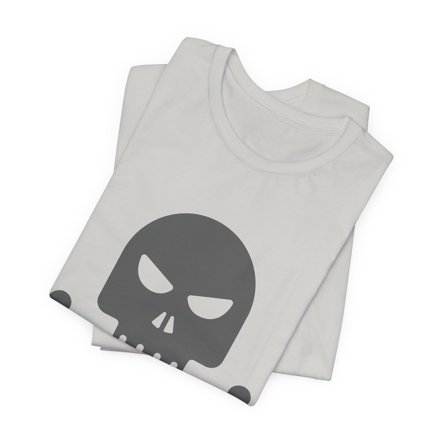 Unisex-T-Shirt aus Baumwolle mit Totenkopf