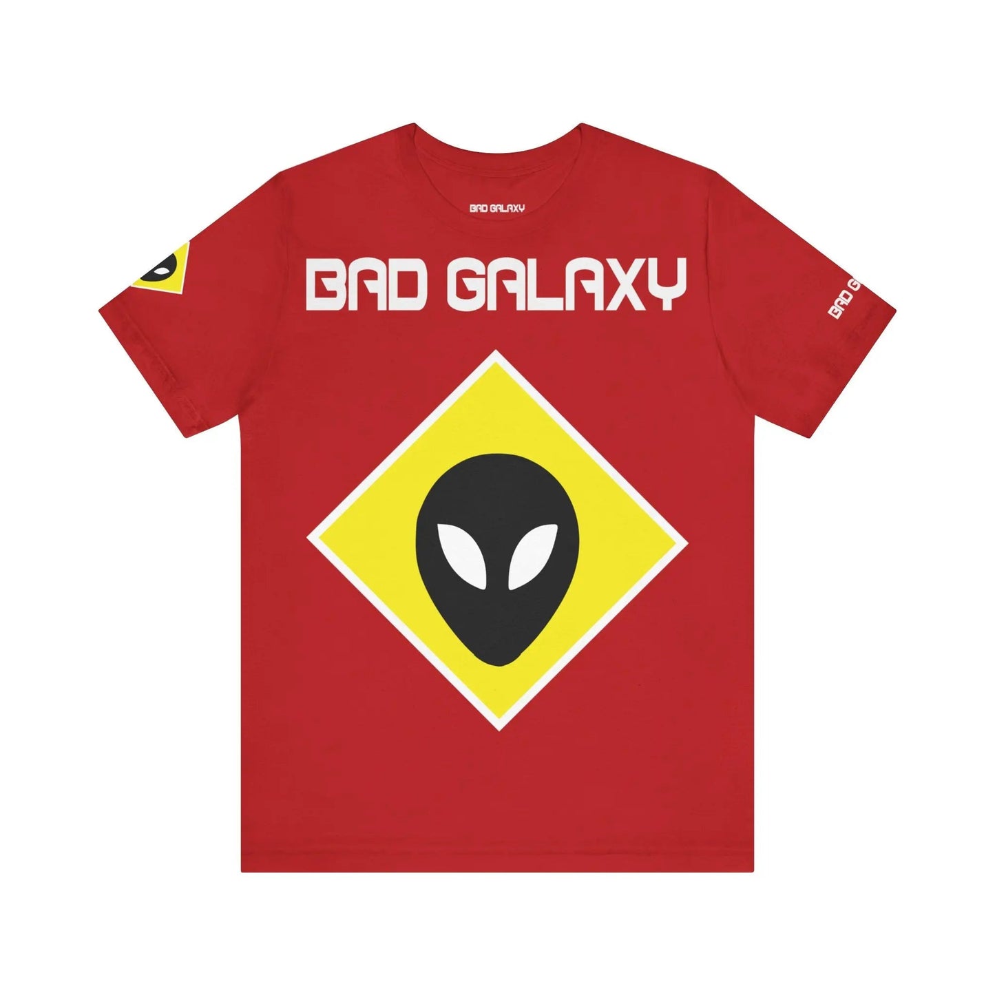 Tee Shirt With Alien From Bad Galaxy Lightweight 100 Percent Cotton Eco Friendly Inks Free Shipping