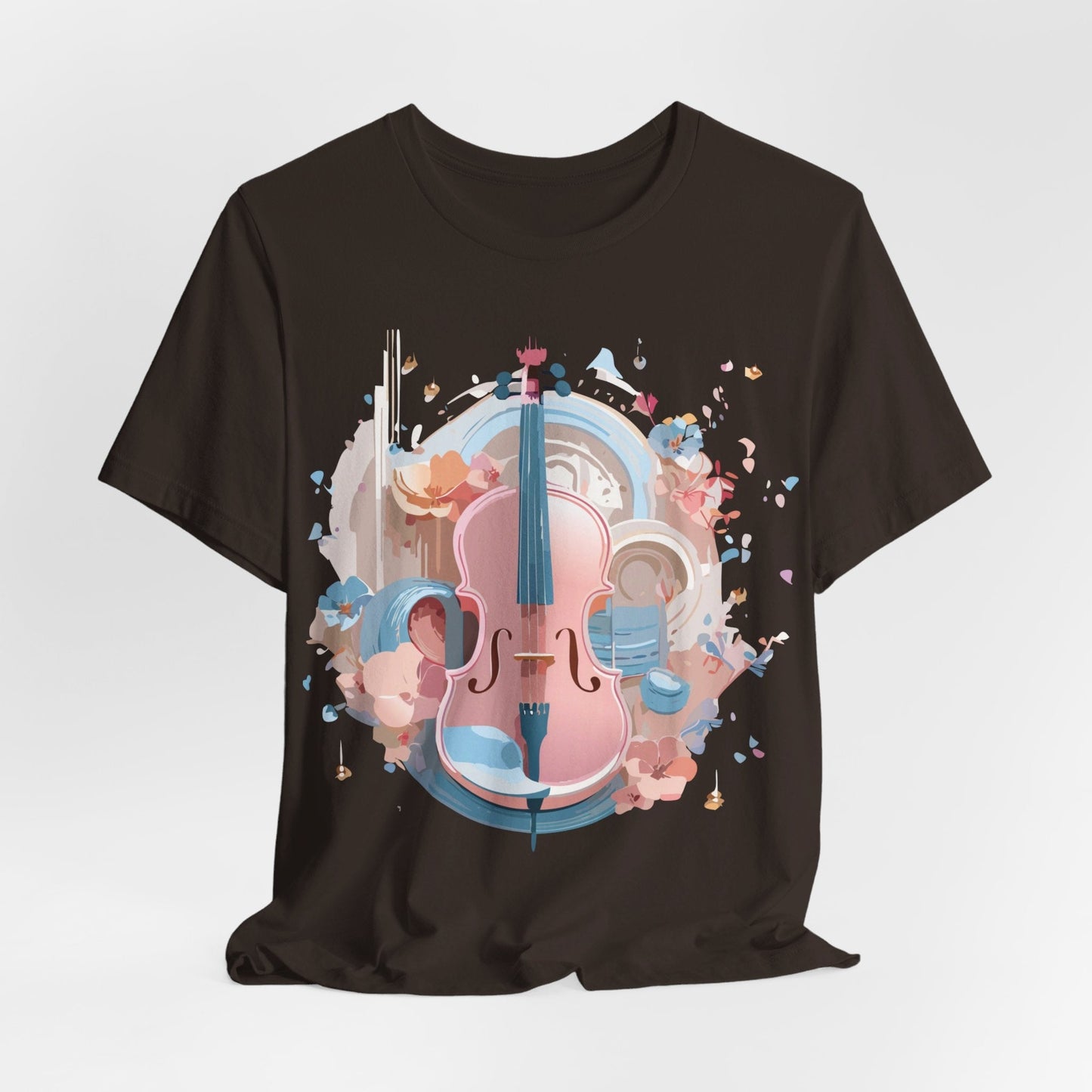 Music T Shirt Unisex Graphic Tee By Adelpha Art Design Vintage Inspired Short Sleeve