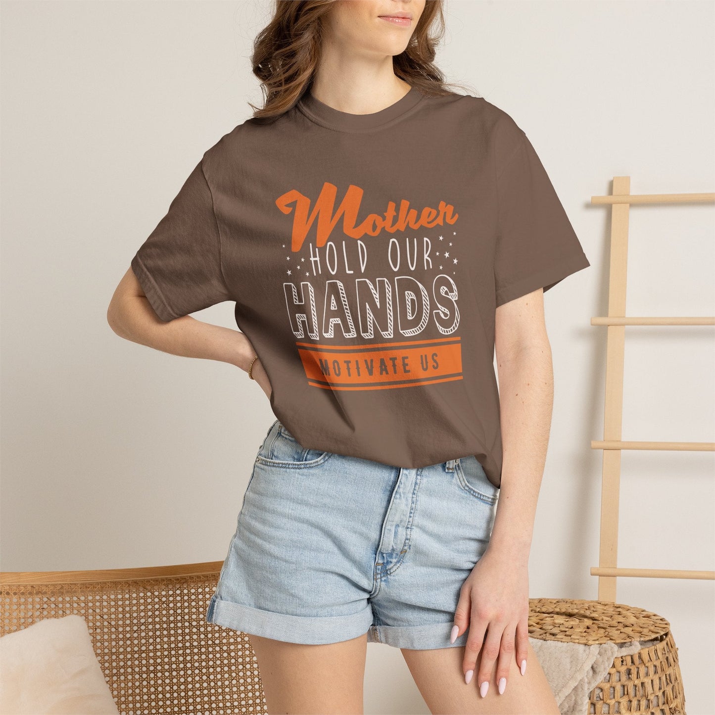 Mom T-shirt Mother Day Mama Tee Unisex Comfort Colors Garment-Dyed Cotton h48