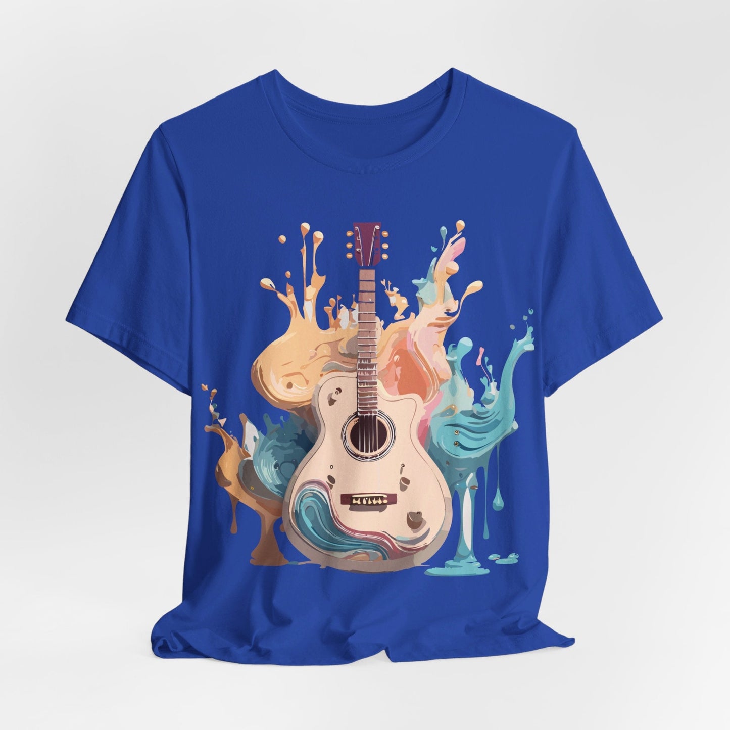 Music Graphic Unisex 100 Cotton Vintage Art with Musical Elements Tee 67