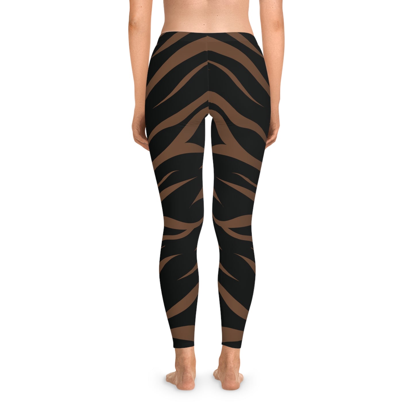 Leggings with animal print