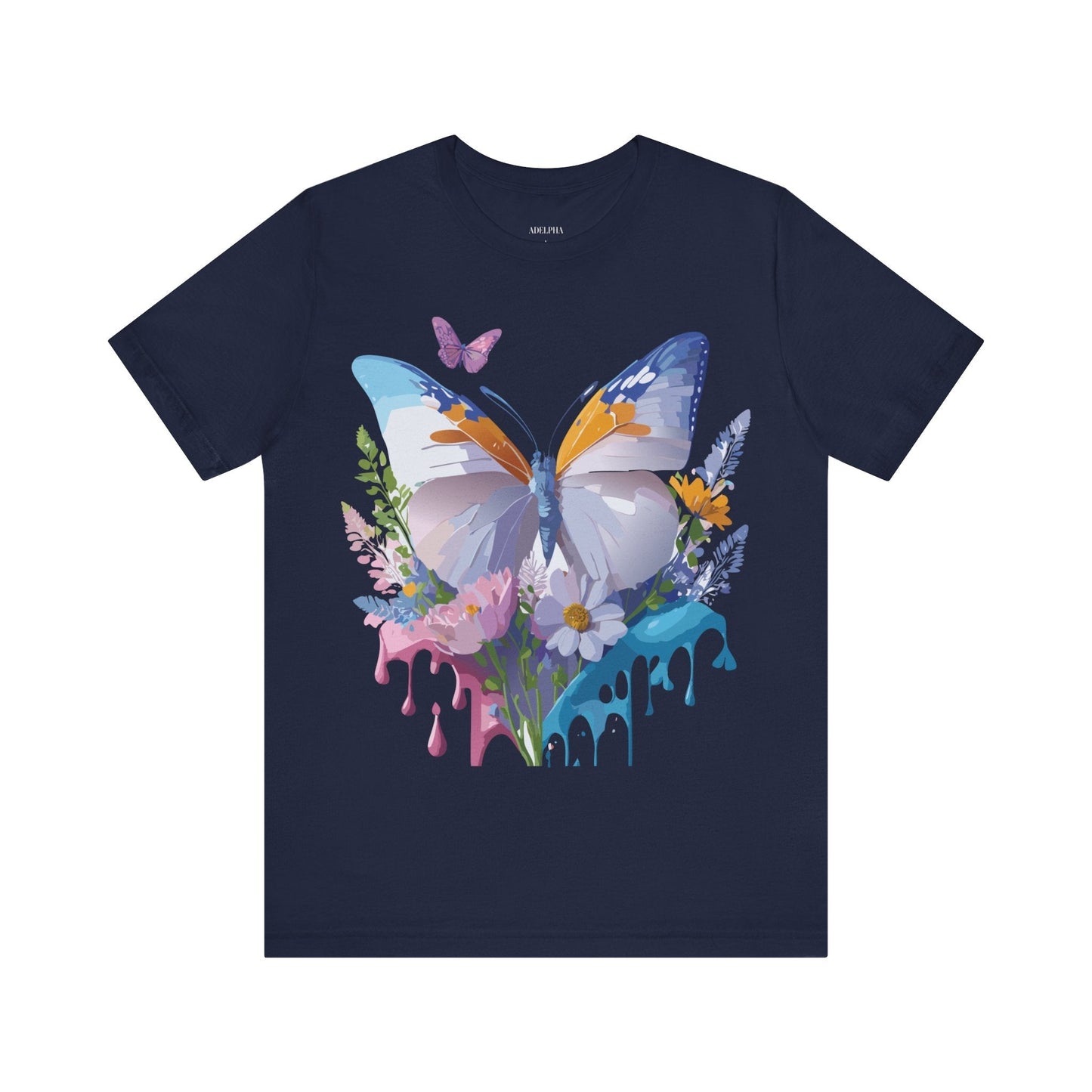 Adelpha Butterfly Graphic Tee Vintage Inspired Unisex Short Sleeve Shirt