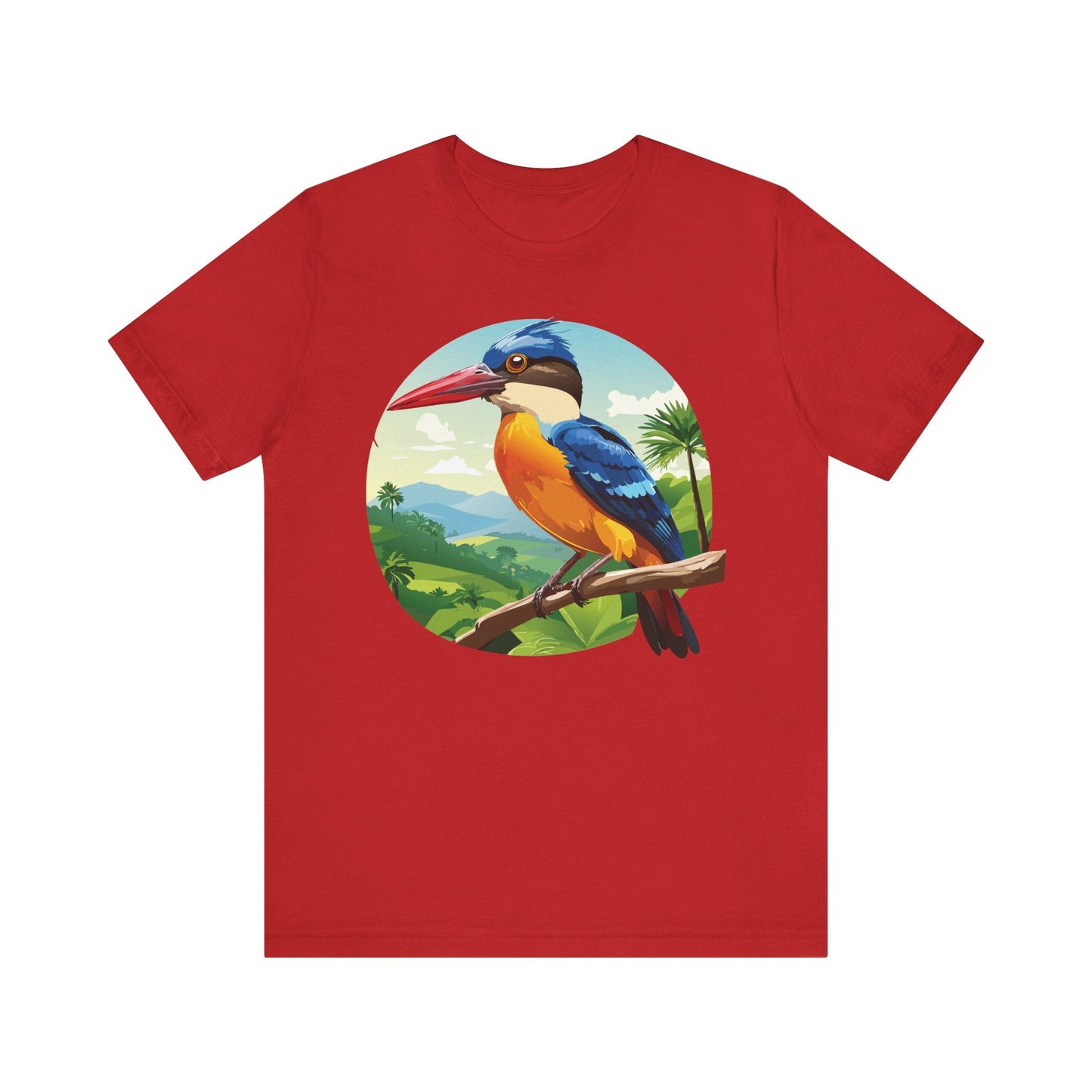 Unisex Animal Shirt With Art Design Featuring Wild Animals Jersey Short Sleeve Tee