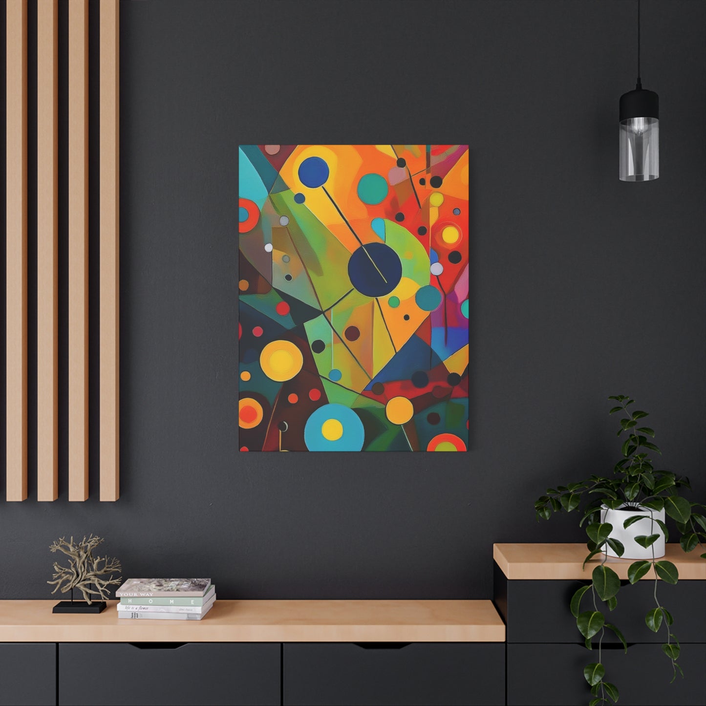 Abstract Oil Painting Print Canvas 20x24,20x30,24x30 24x32,24x36,30x40 32x48,36x48,40x60 Pine-Wood Inner Frame ABS-146
