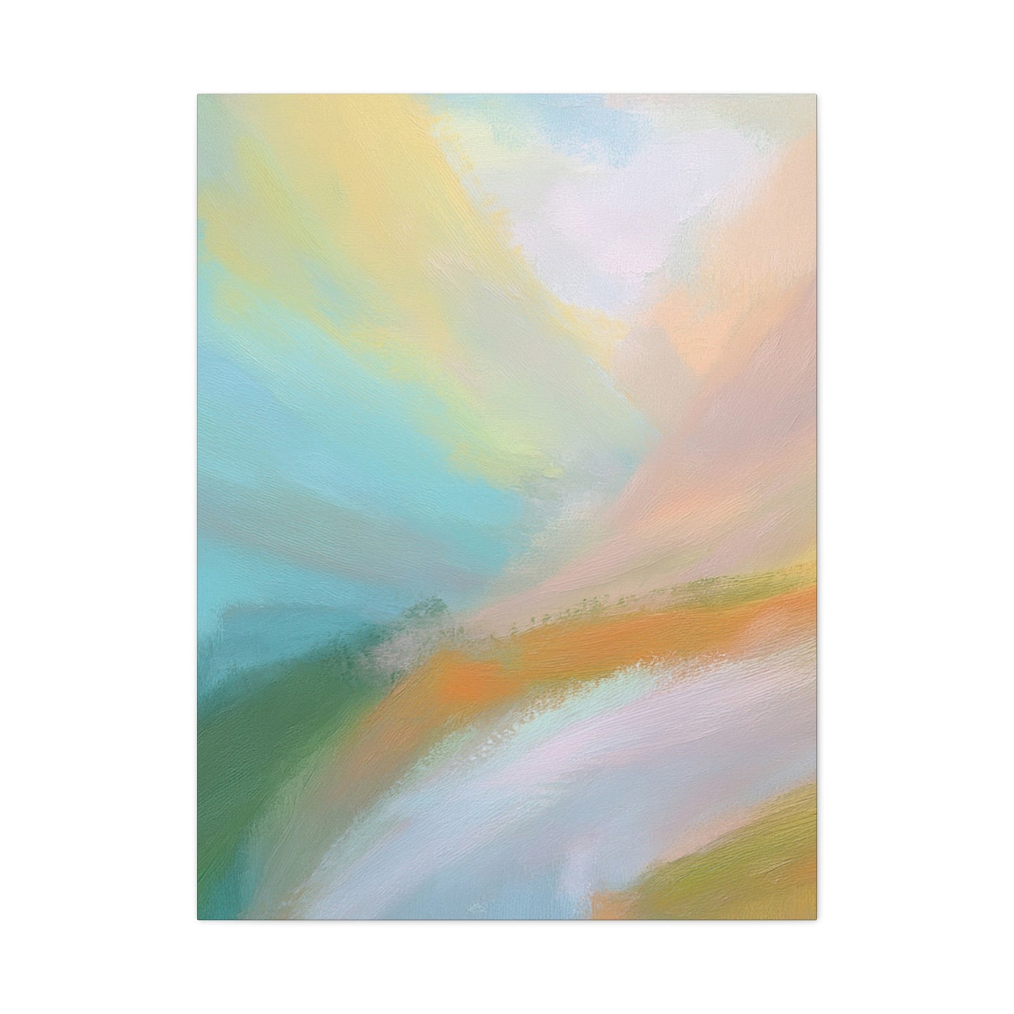 Abstract Pastel Painting Print Canvas 20x24,20x30,24x30 24x32,24x36,30x40 32x48,36x48,40x60 Pine-Wood Inner Frame ABS-94