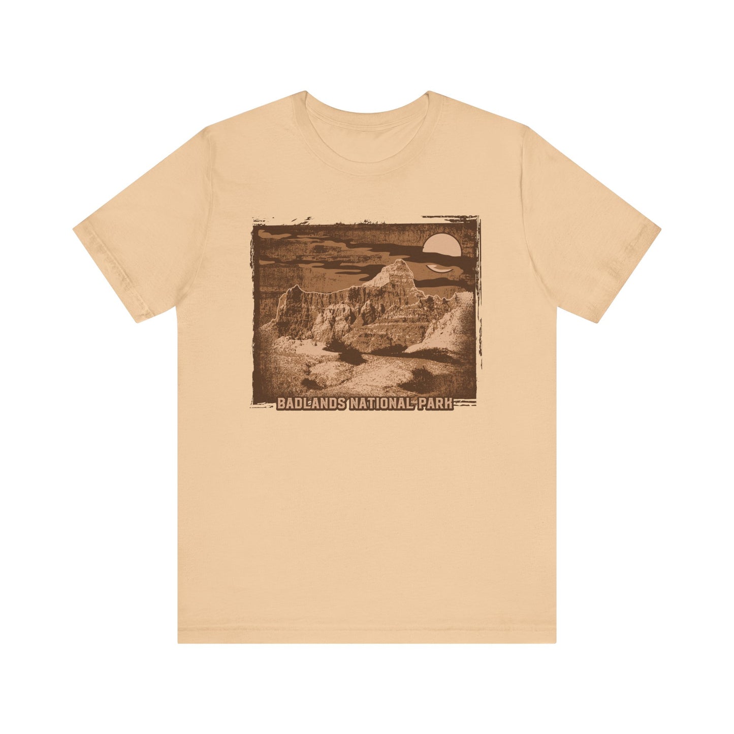Badlands Retro Poster Graphic Design Tee, Badlands Shirt, Vintage Tees, Art Design T-Shirt, Graphic Tee, Retro Art Shirts