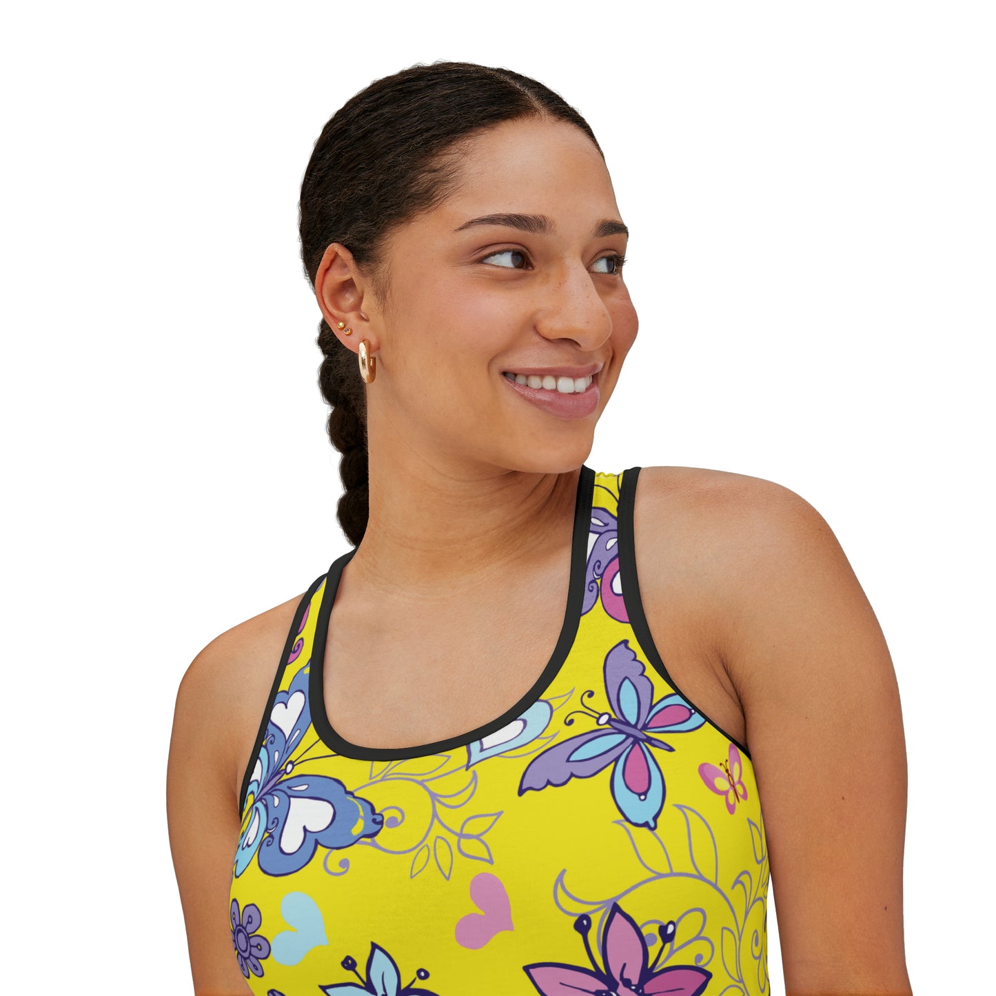 Summer Tank Top with floral prints