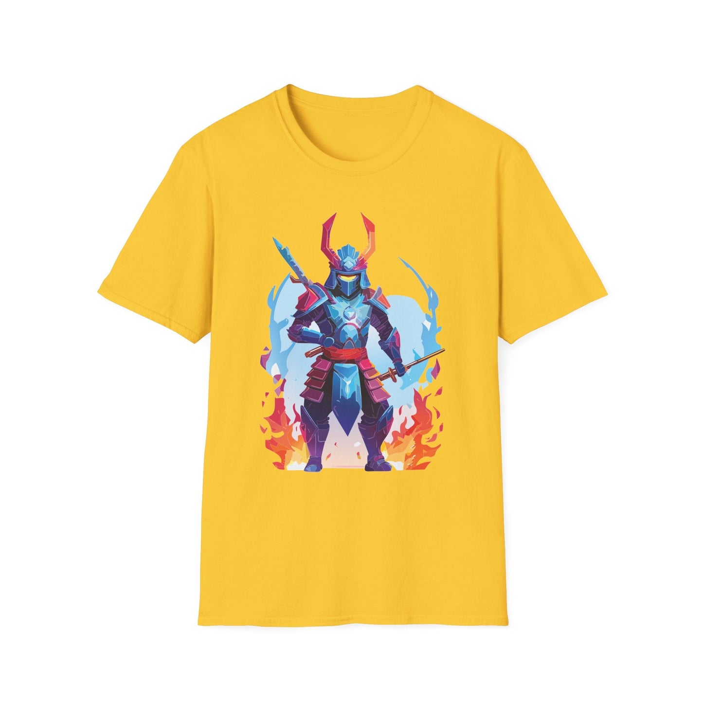 Samurai Shirt Unisex T Shirt 100 Percent Ring Spun Cotton Softstyle Tee Gildan 64000
