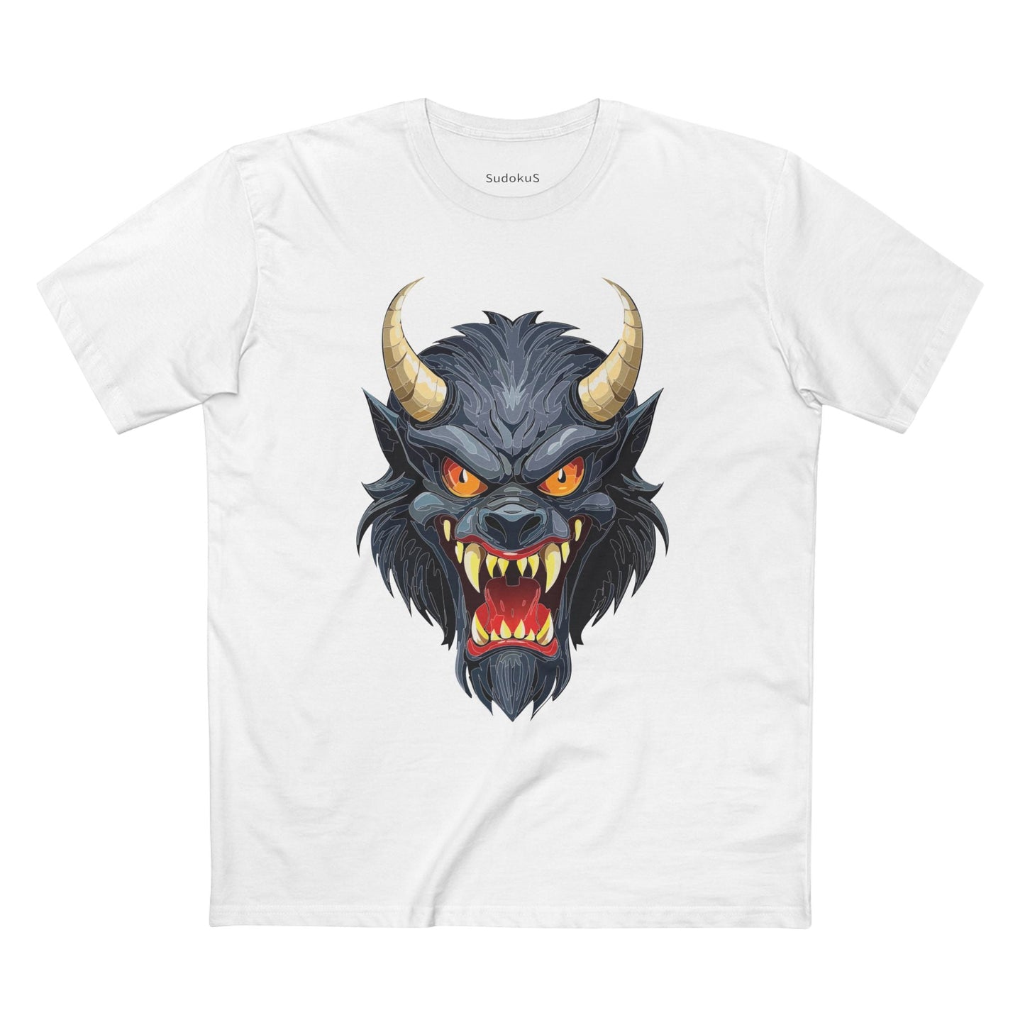 Cartoon Monsters Graphic Unisex 100 Cotton Staple Tee 6
