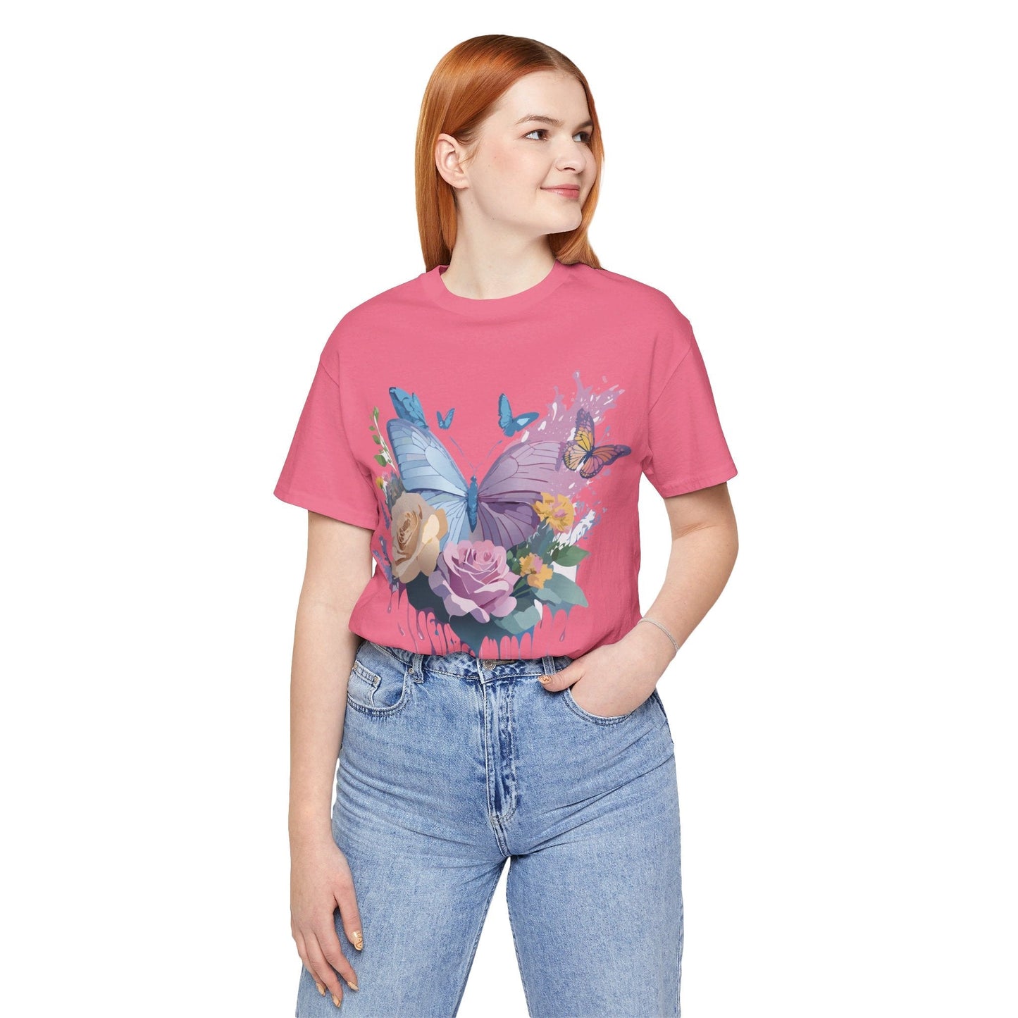 Butterfly Graphic Tee Unisex Jersey Short Sleeve Shirt Adelpha Art Design