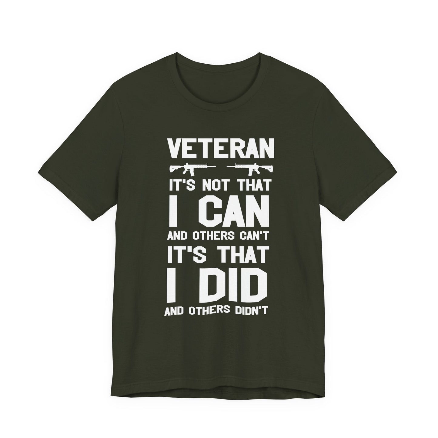 Army Veteran Patriotic Graphic Design Unisex Cotton T-Shirt v61