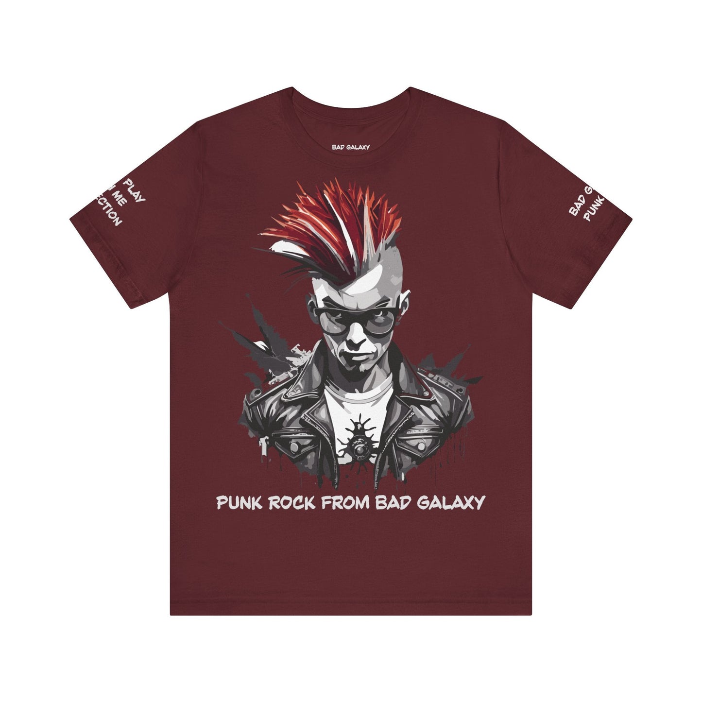 Punk Rock Tee Shirt Made To Order In USA With 100 Percent Cotton And Eco Friendly Inks