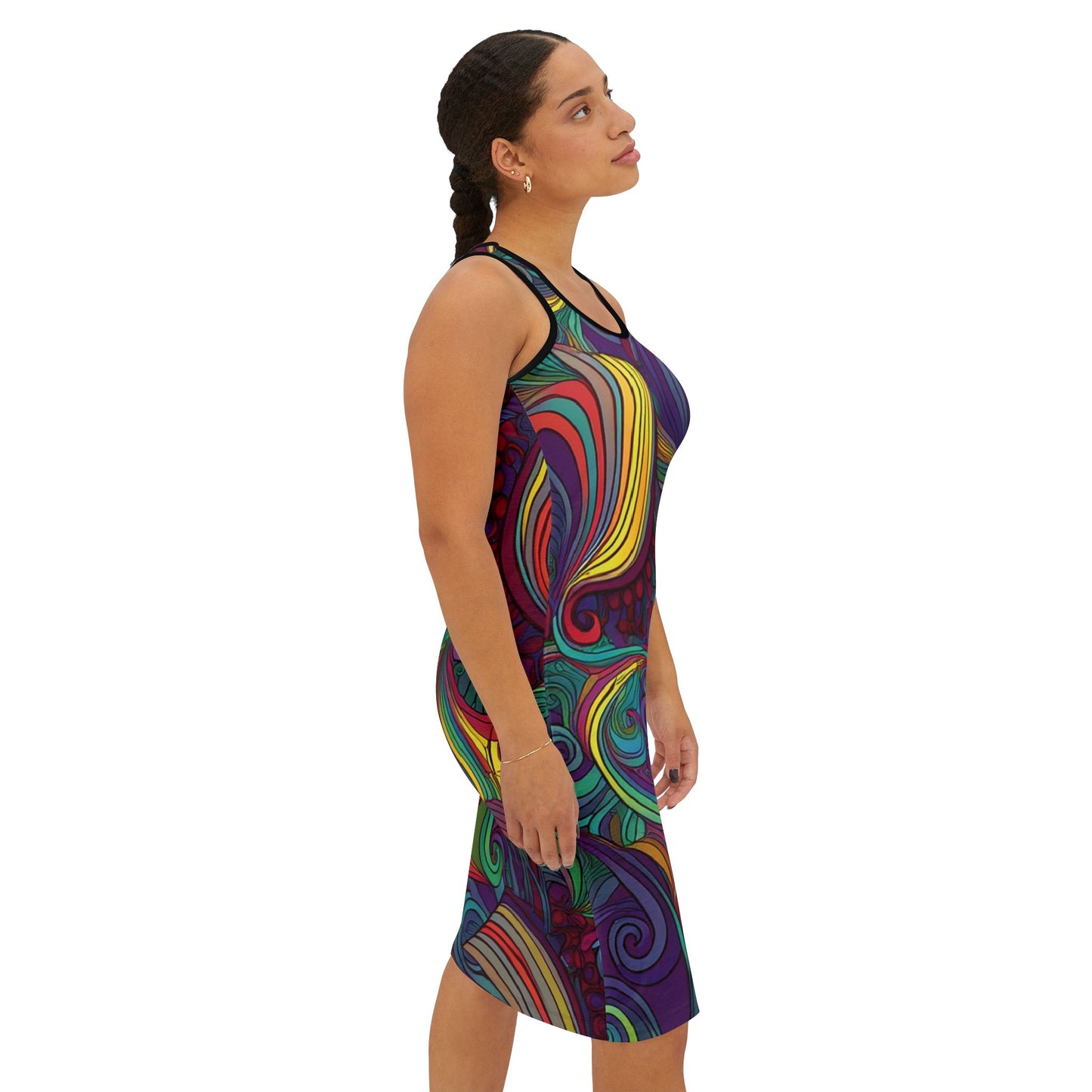 Abstract Print Dress - PPU BEST