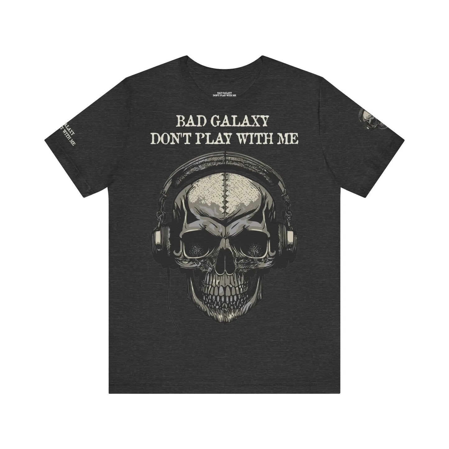 Skull T Shirt From Bad Galaxy 100 Percent Cotton Eco Friendly Made In USA With Durable Stitching