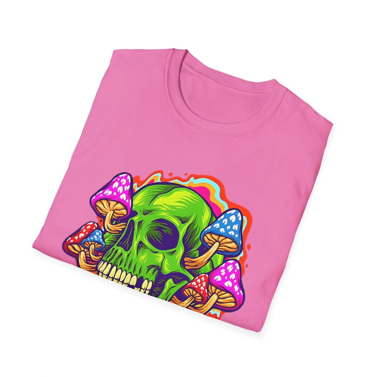 Skull Tee Shirt Unisex Skeleton Shirt With Skull Design Gildan Softstyle 64000 Cotton Tee