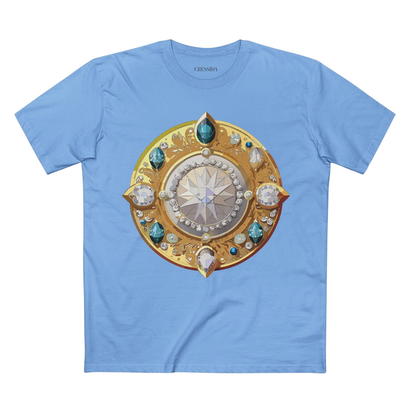 Medallion Graphic T-Shirt Unisex 100 Cotton With Gold Art Design Medal Tee 11