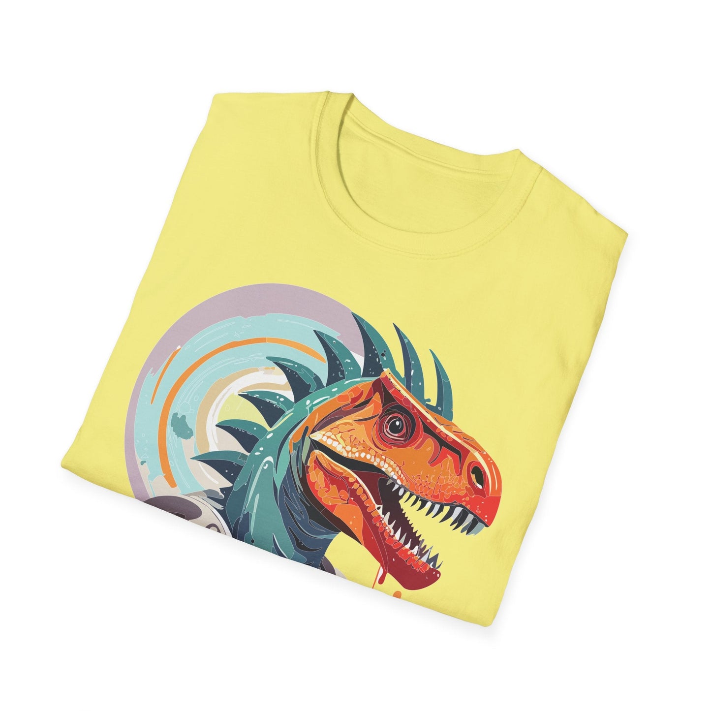 Alien Graphic Unisex Cotton Softstyle UFO Artwork Tee 4
