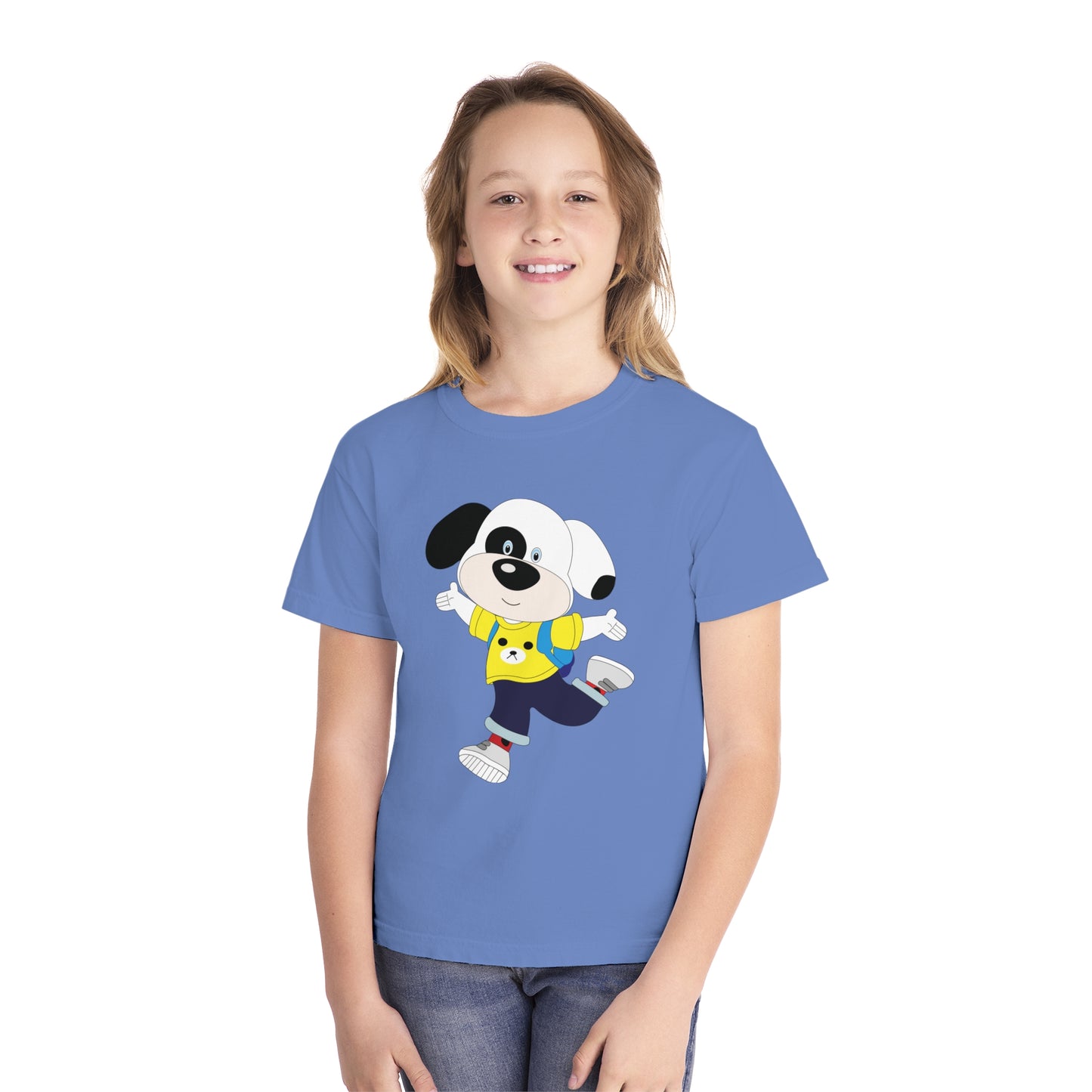 Camiseta juvenil con perrito