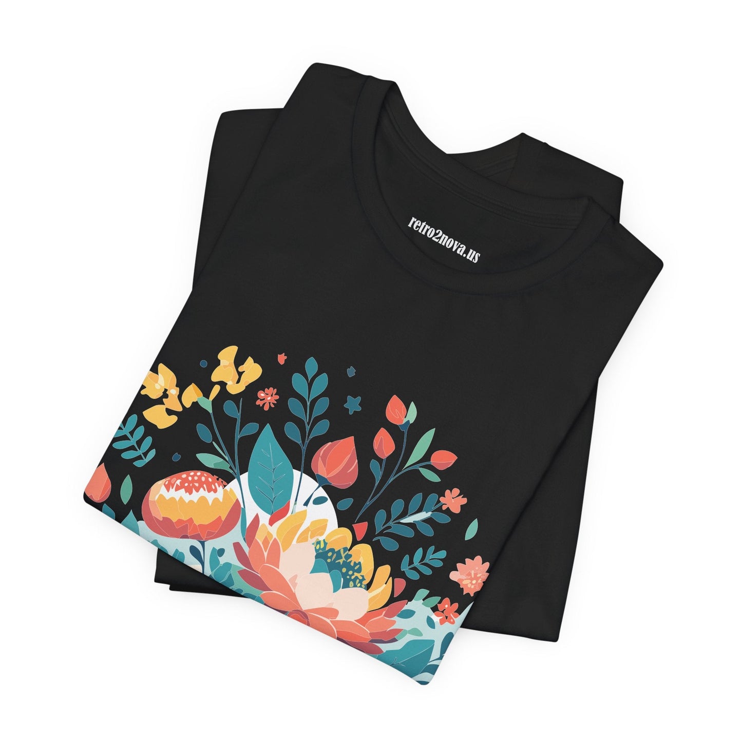 Flowers Shirt Floral Shirt Unisex Jersey Short Sleeve Tee Breathable Fabric Free Shipping