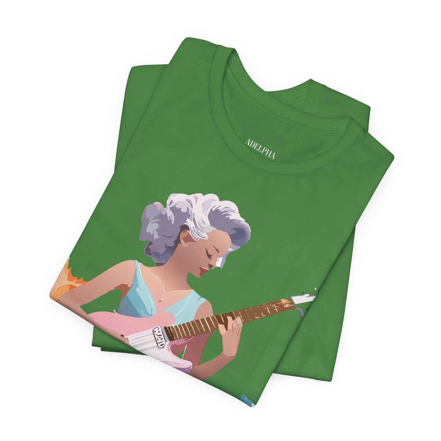 Music Graphic Tee Unisex Jersey Short Sleeve Adelpha Art Design Vintage Inspired Artwork